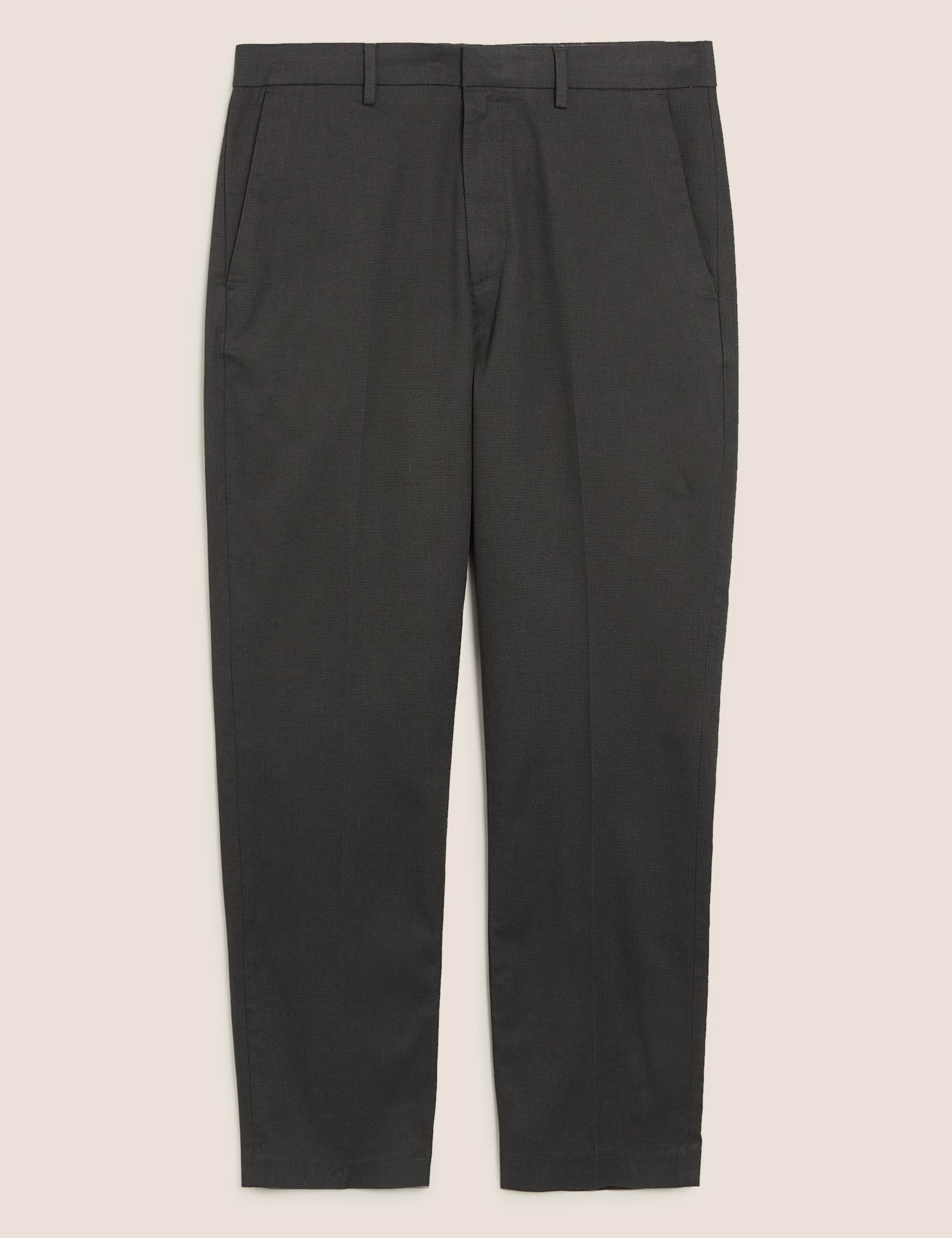 Regular Fit Textured Smart Chinos 2 of 2