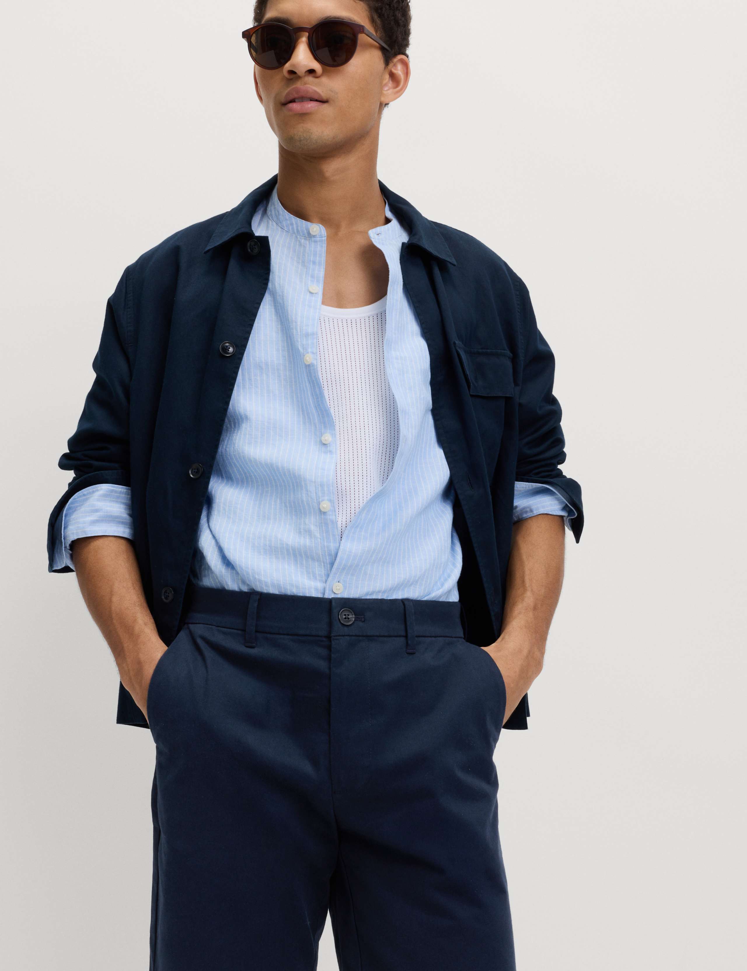 2 Pack Regular Fit Stretch Chino Shorts 2 of 6