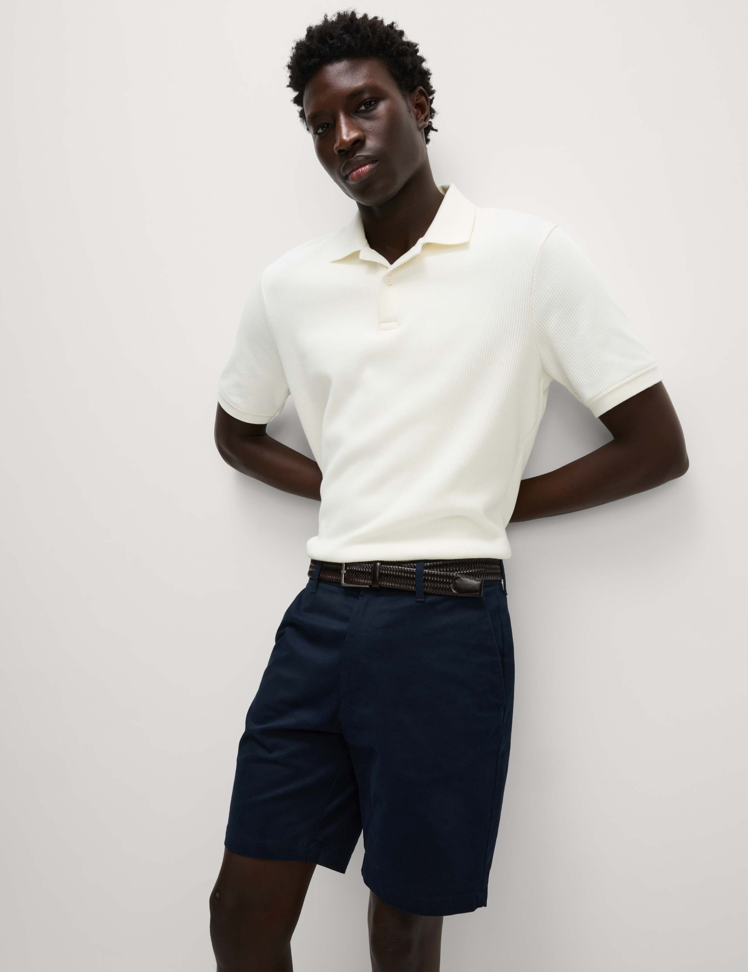 2 Pack Regular Fit Stretch Chino Shorts 2 of 4