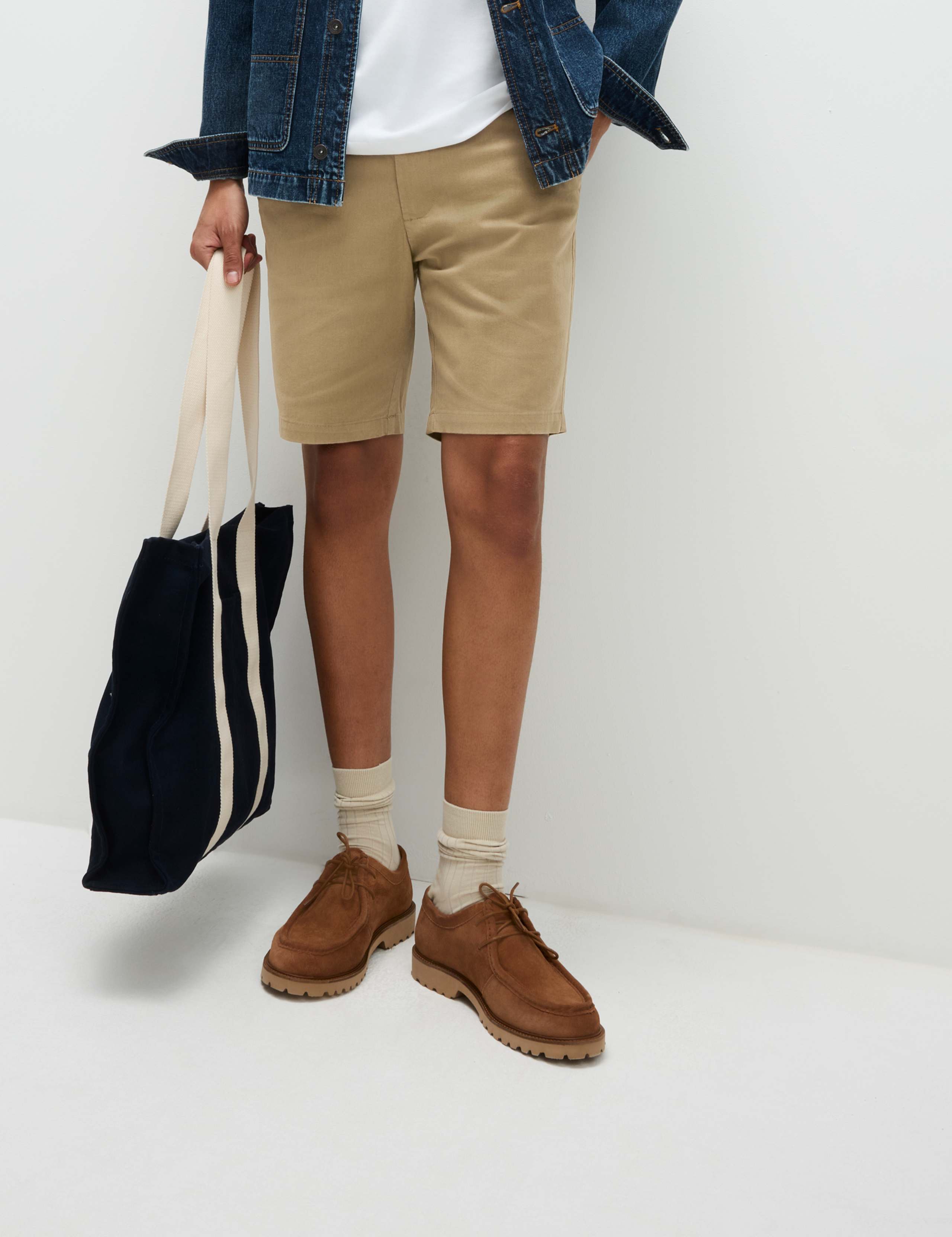 2 Pack Slim Fit Stretch Chino Shorts 5 of 5