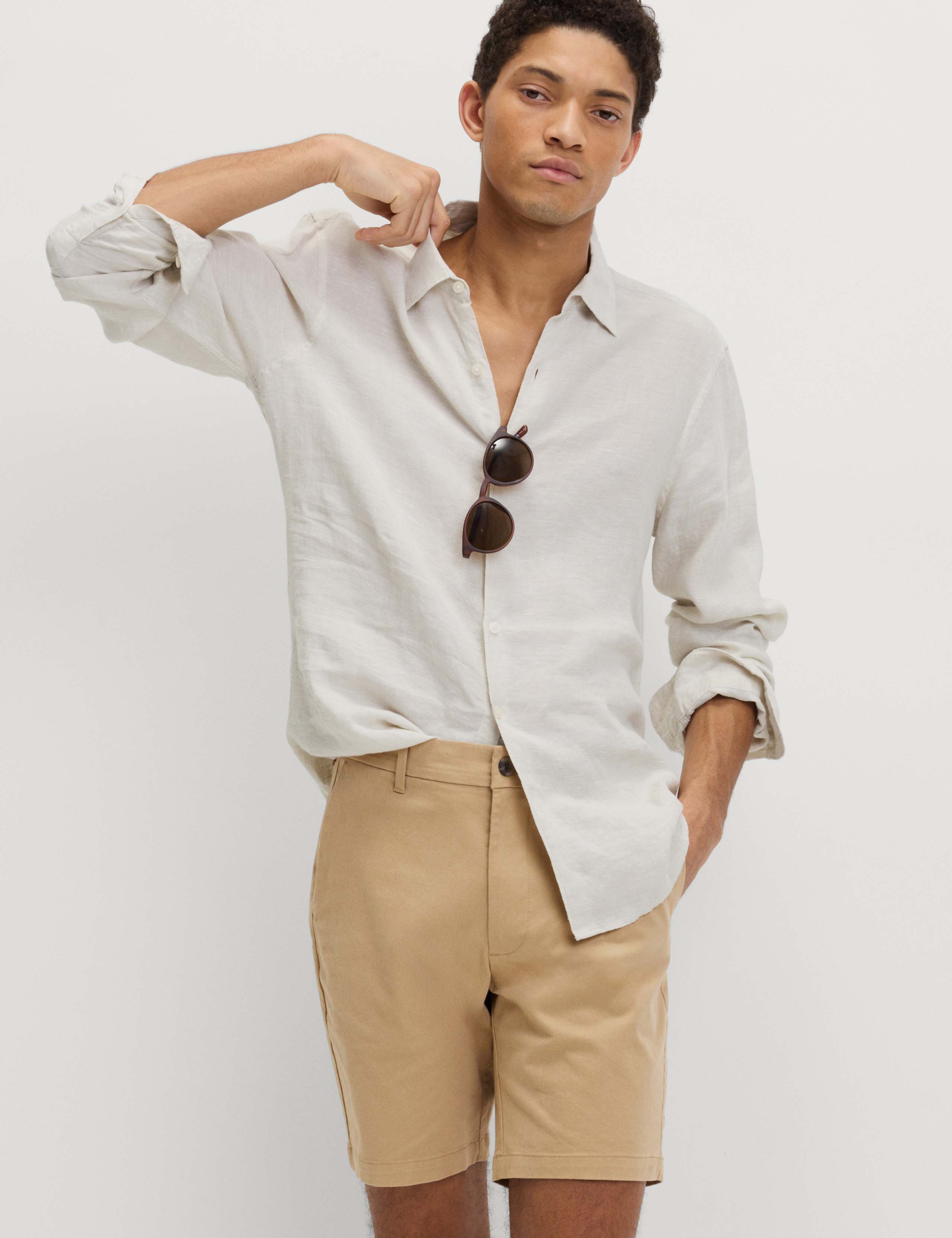 2 Pack Slim Fit Stretch Chino Shorts 2 of 5