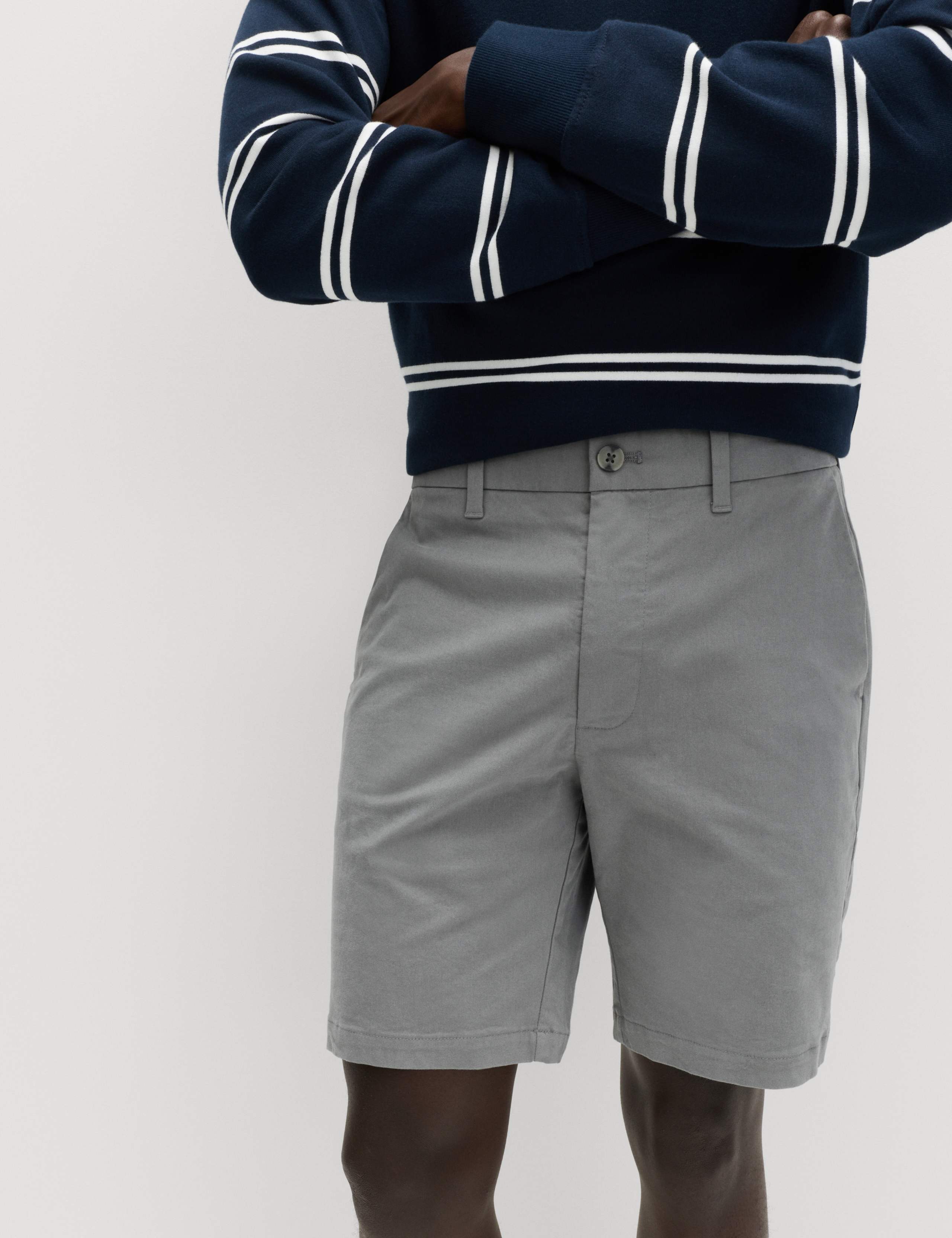 2 Pack Slim Fit Stretch Chino Shorts 1 of 5