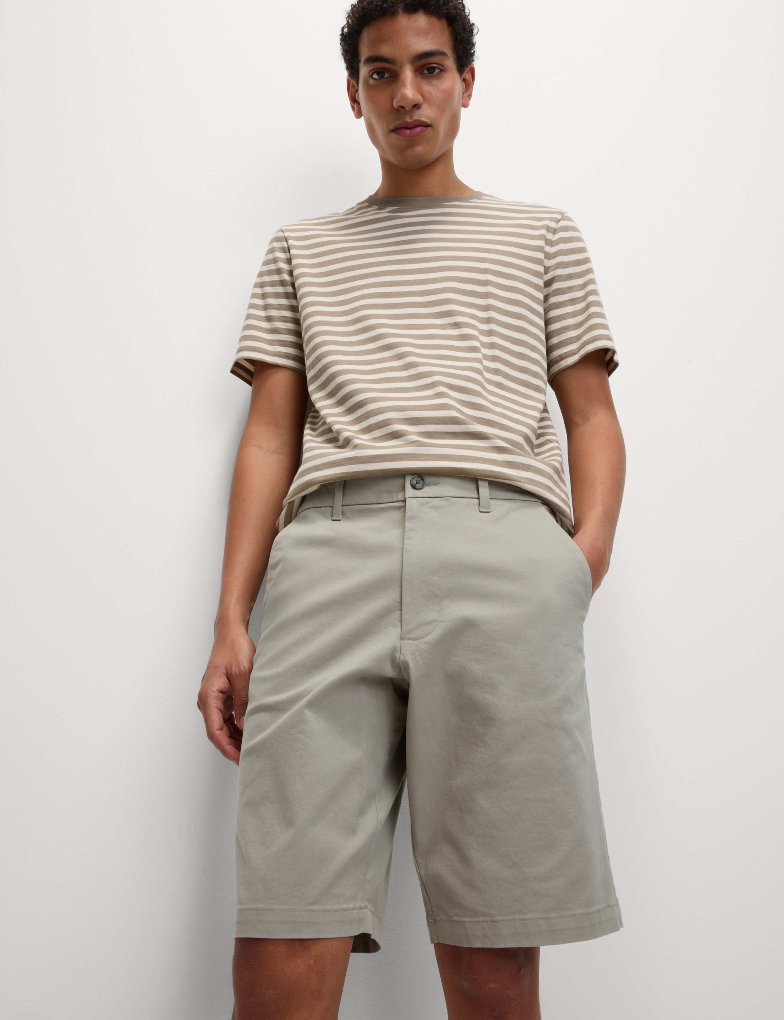 Loose Fit Stretch Chino Shorts 3 of 6