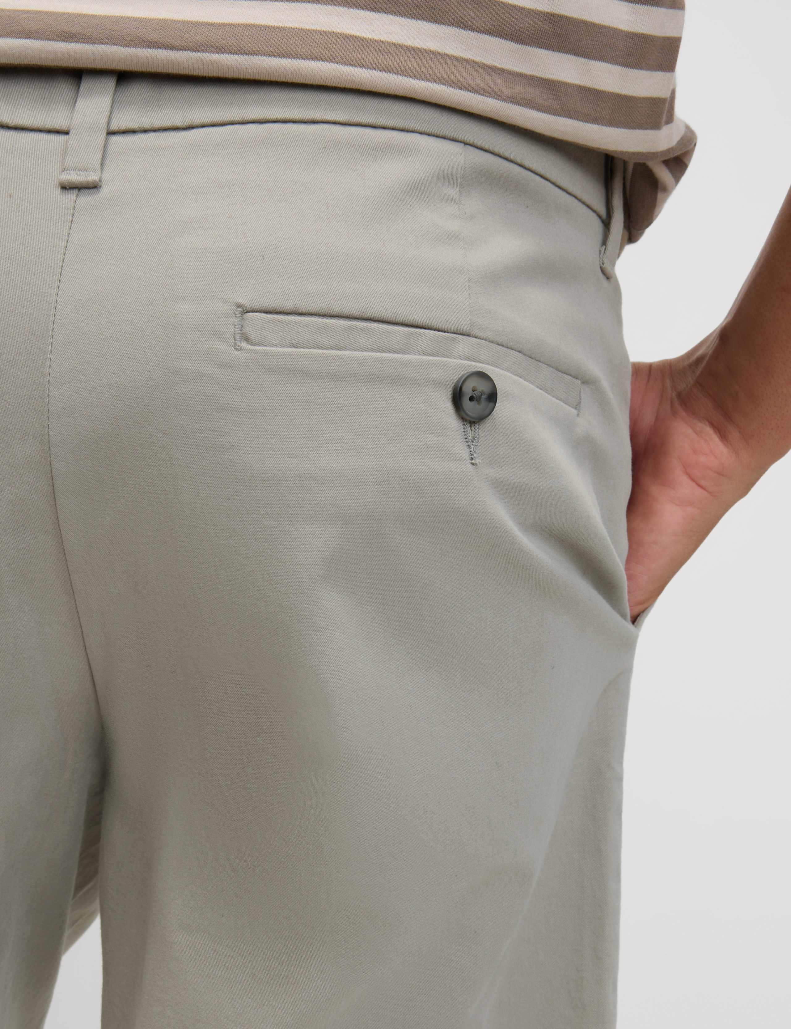 Loose Fit Stretch Chino Shorts 4 of 6