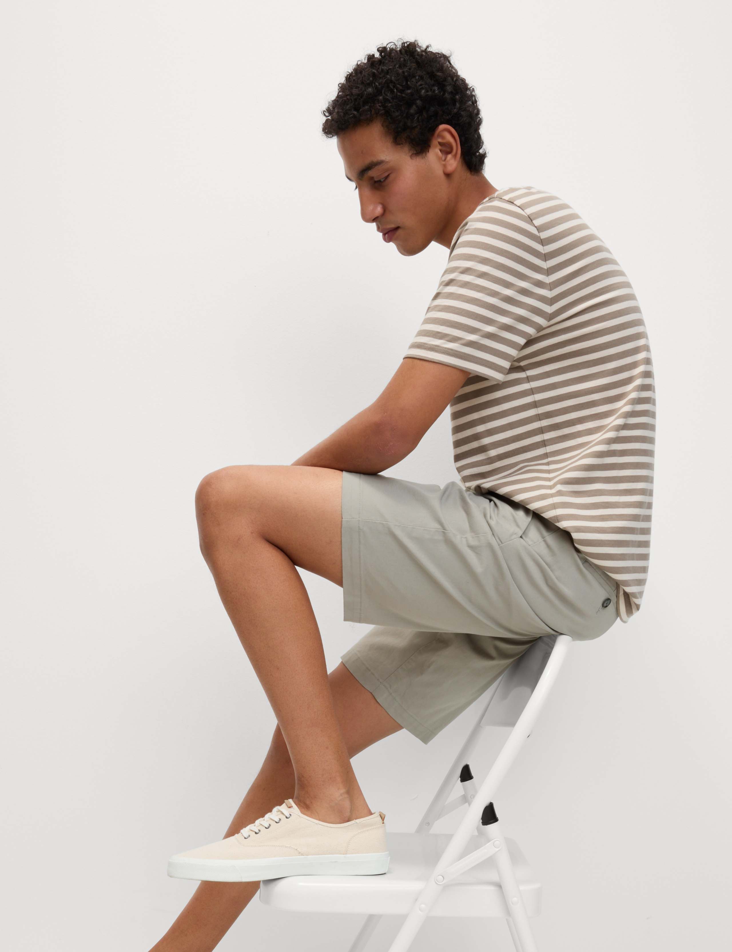 Loose Fit Stretch Chino Shorts 5 of 6