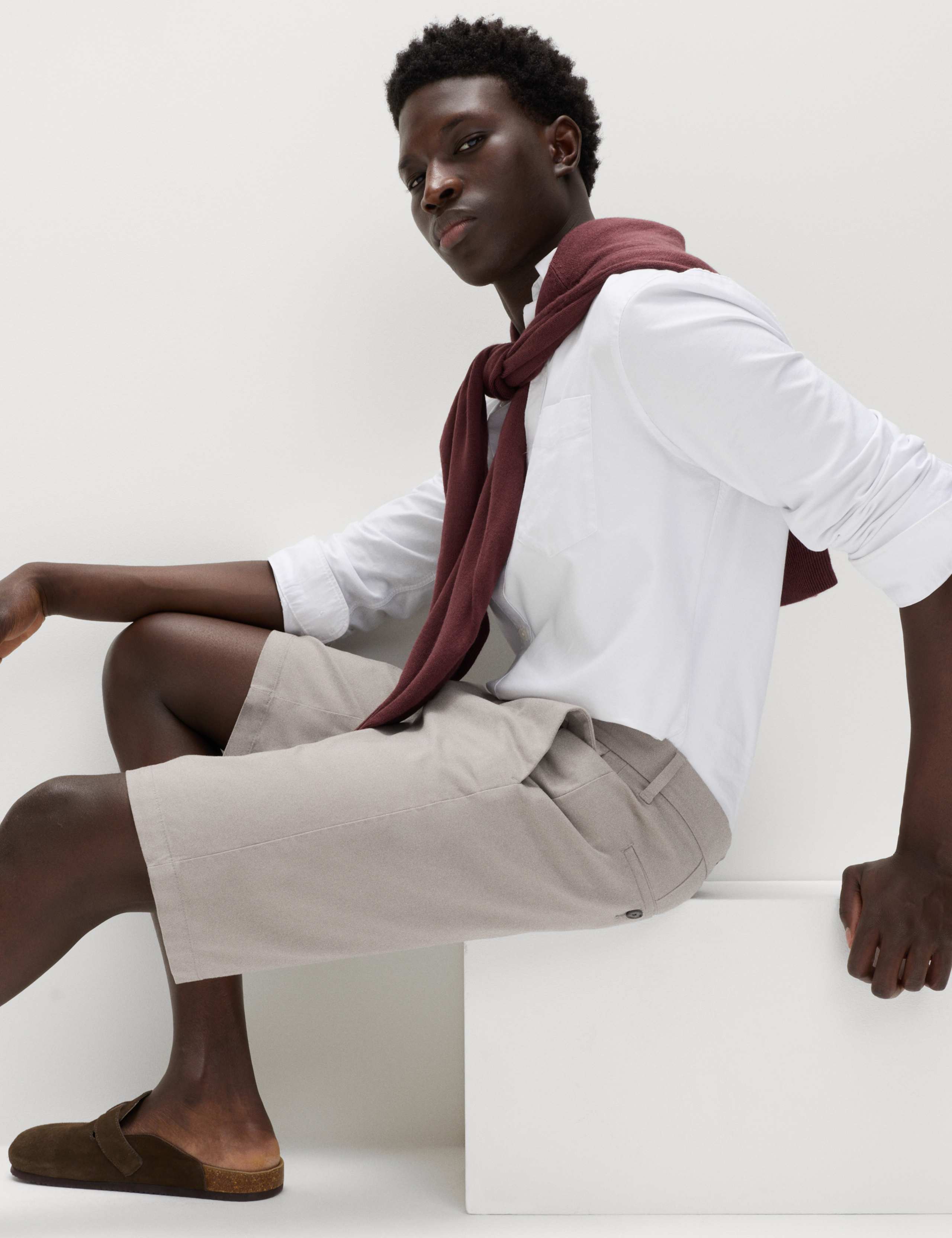 Loose Fit Stretch Chino Shorts 5 of 5