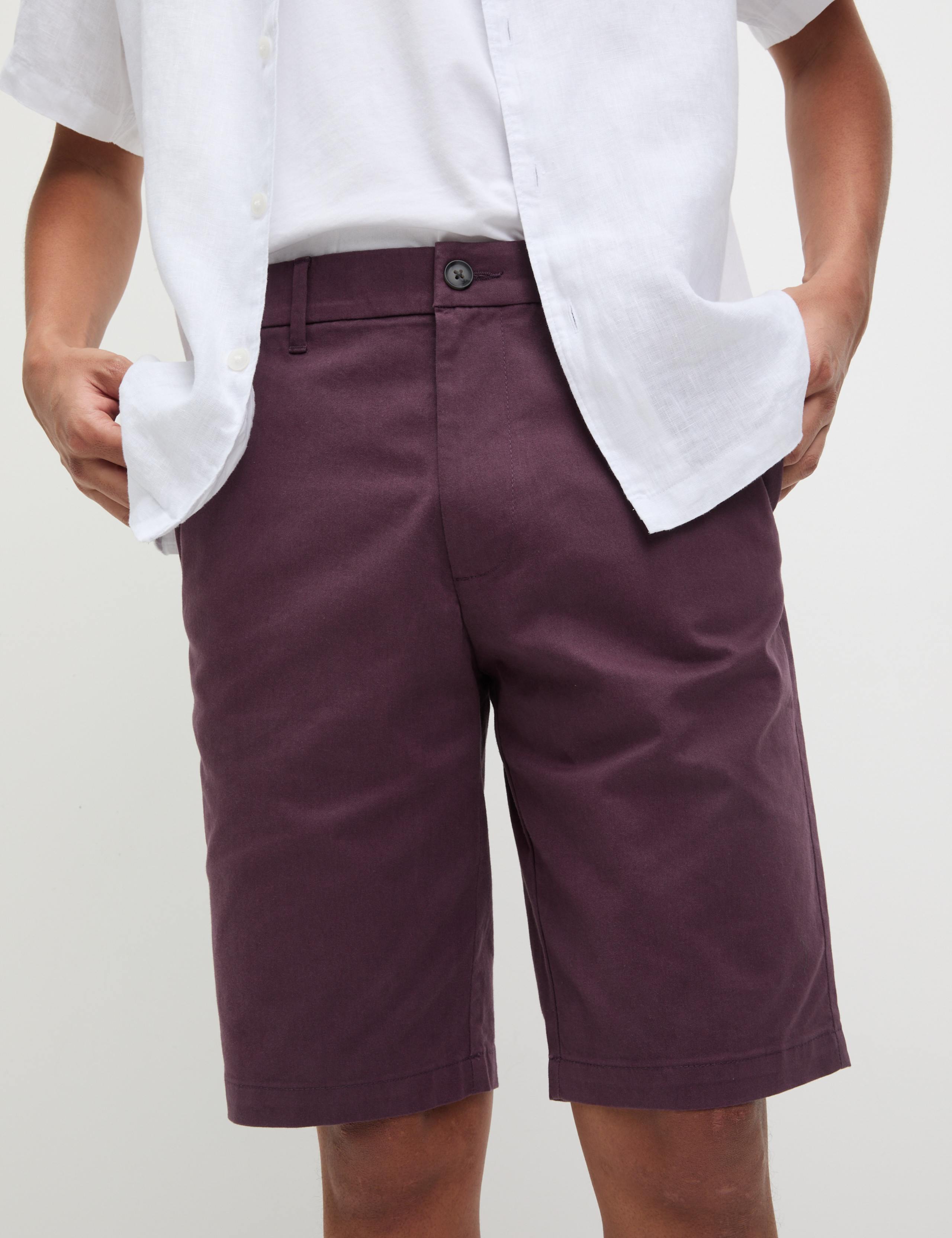 Regular Fit Stretch Chino Shorts 3 of 5