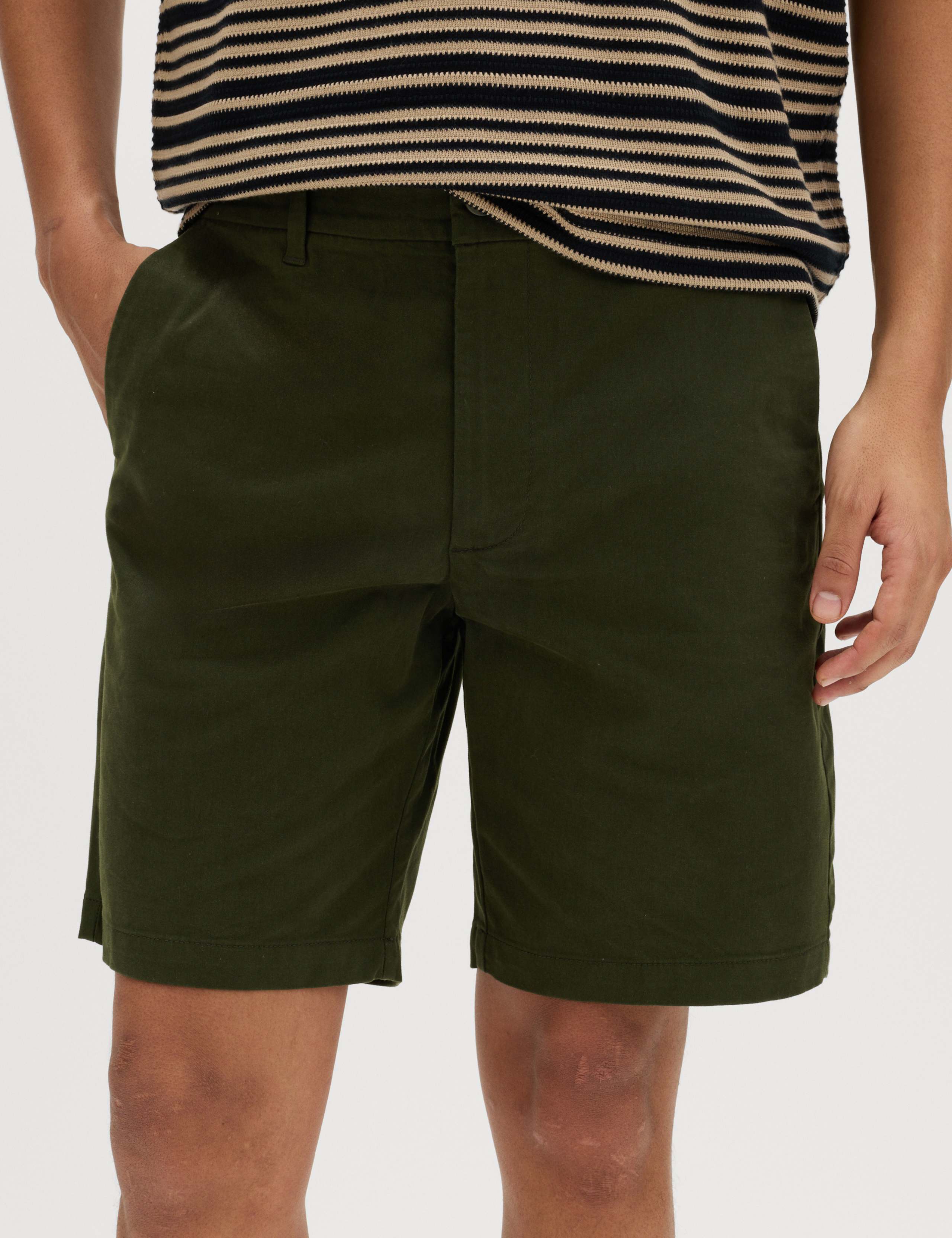 Regular Fit Stretch Chino Shorts 3 of 6