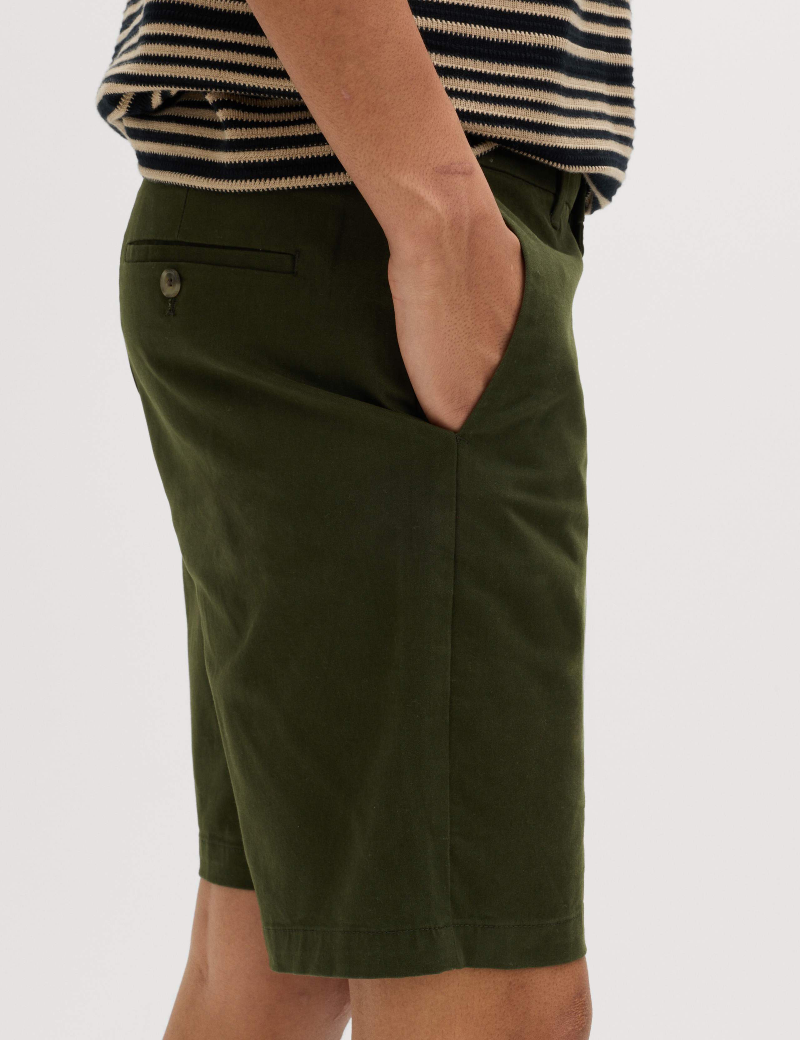 Regular Fit Stretch Chino Shorts 5 of 6