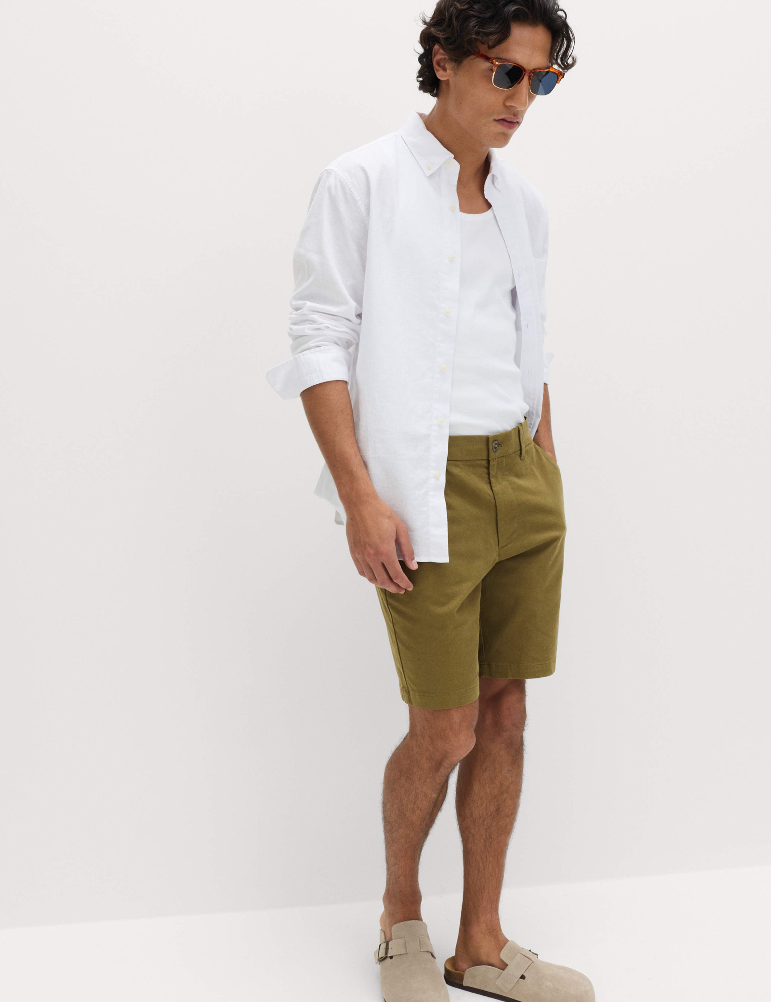Regular Fit Stretch Chino Shorts 4 of 5