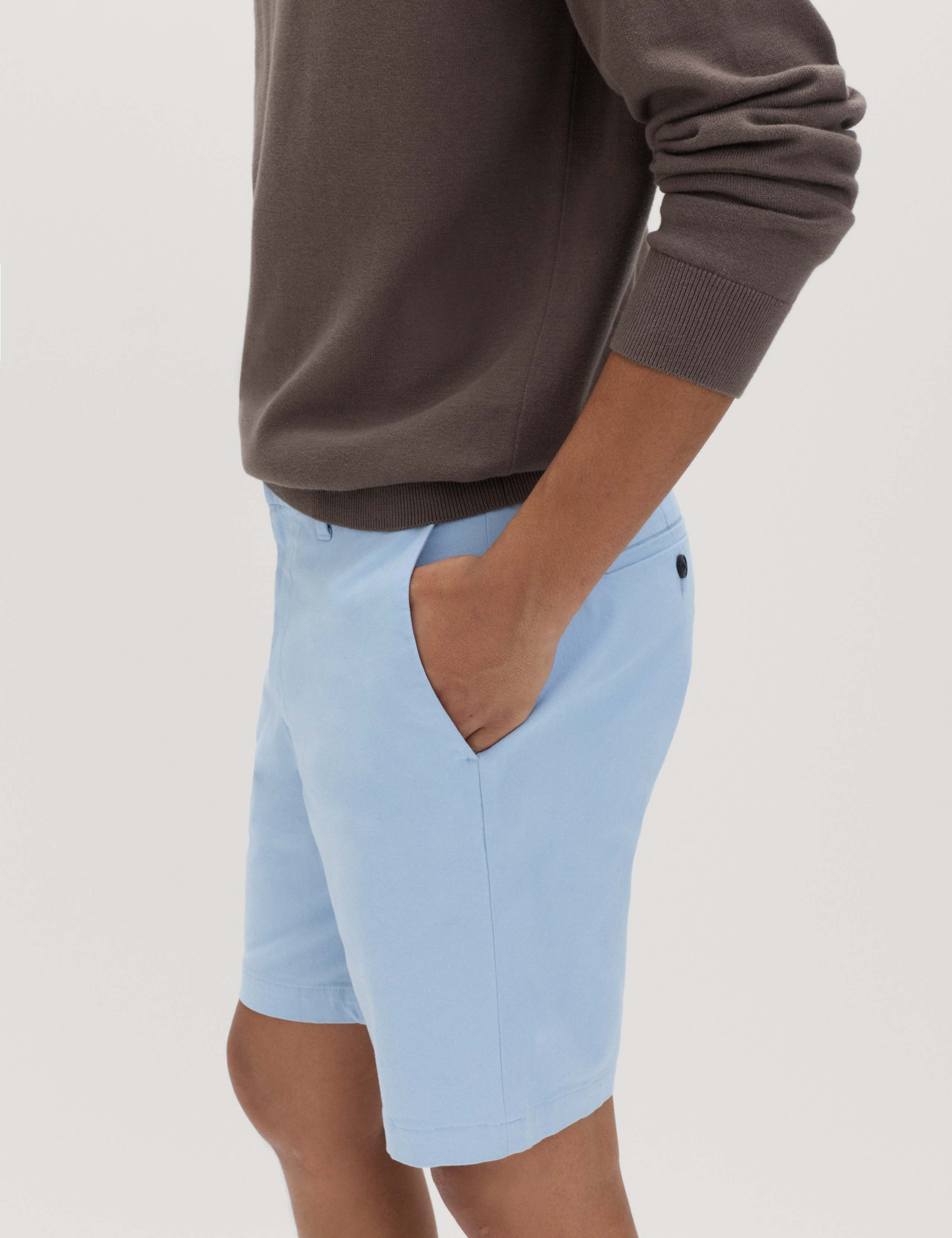 Regular Fit Stretch Chino Shorts 4 of 5