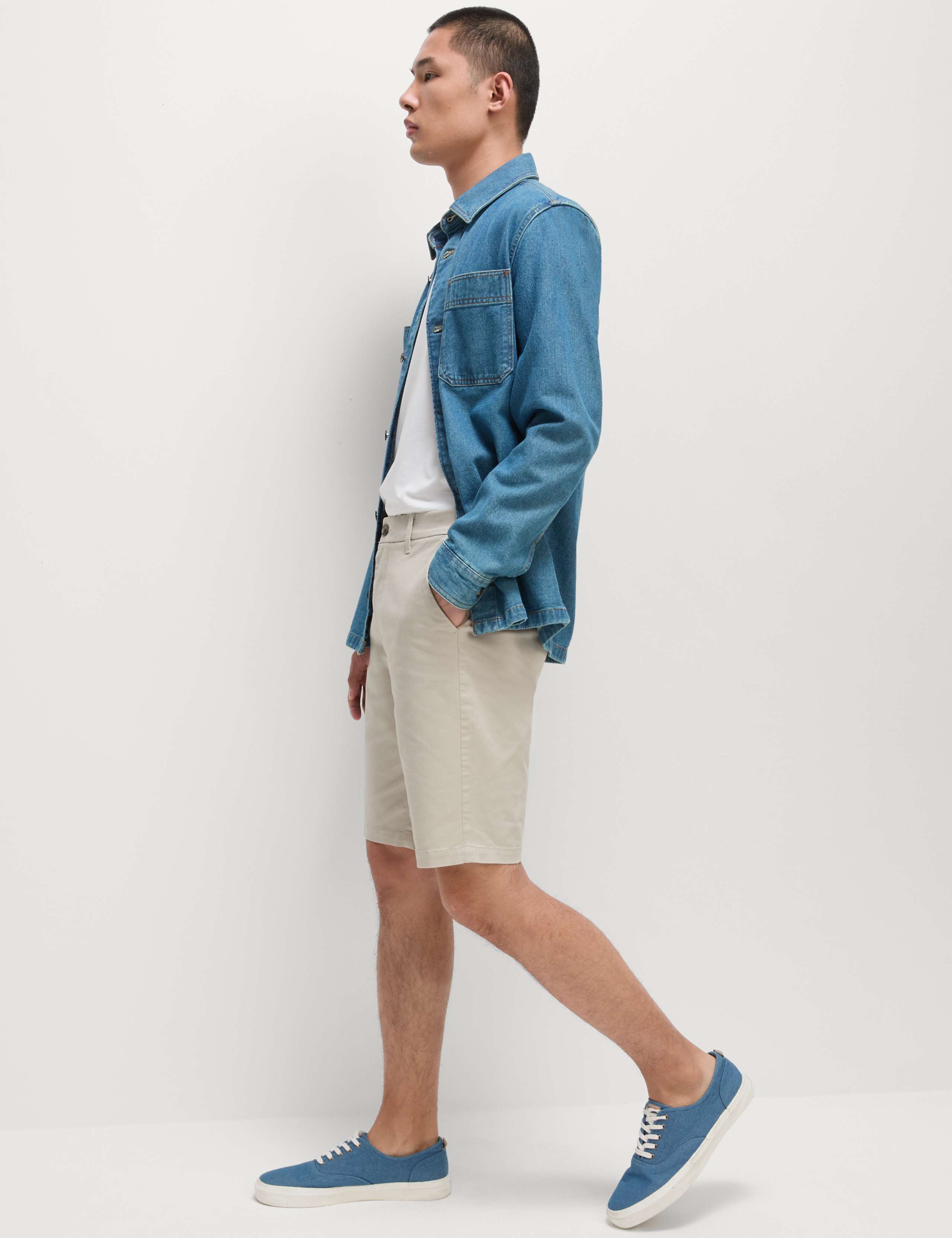 Regular Fit Stretch Chino Shorts 6 of 6