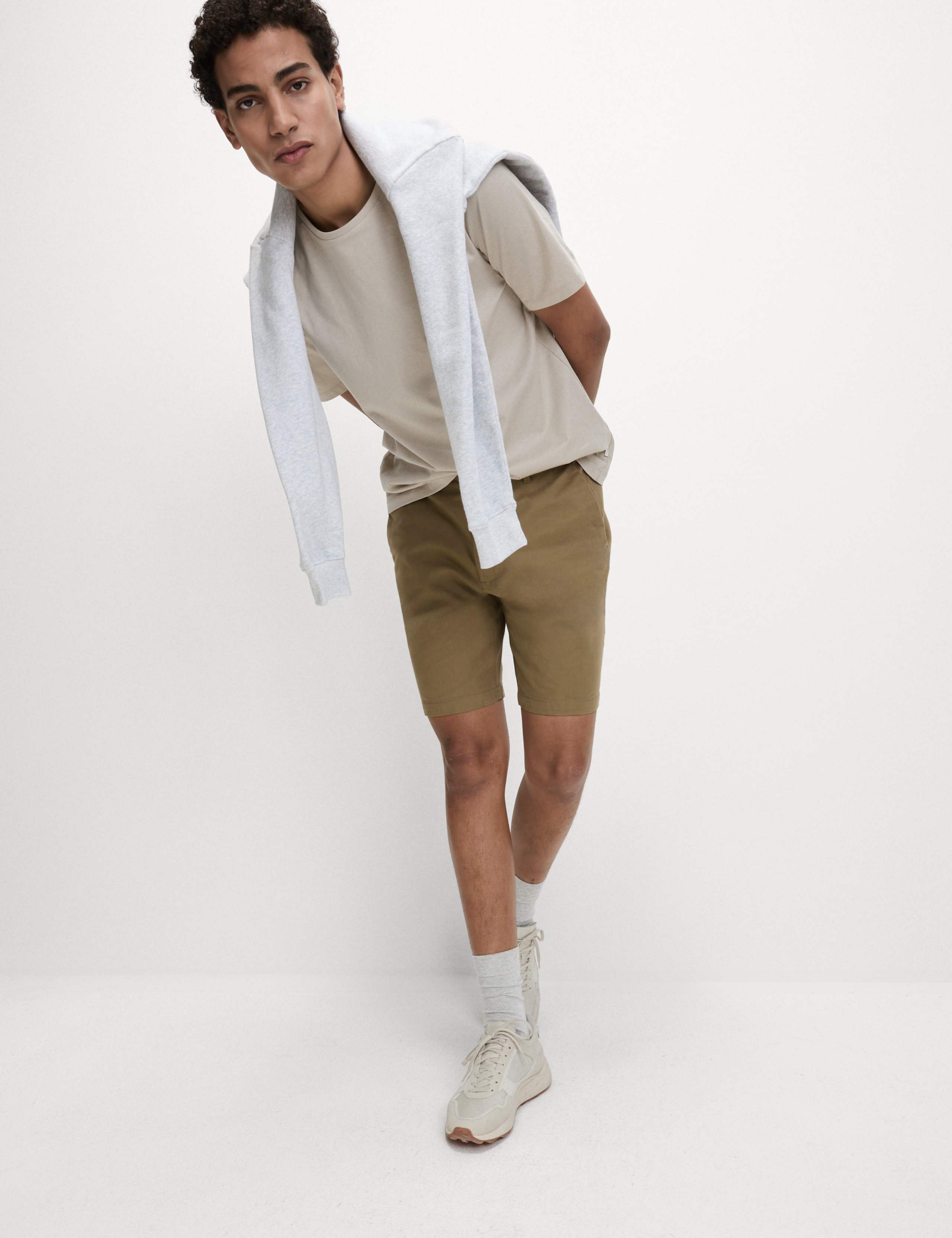 Regular Fit Stretch Chino Shorts 4 of 5