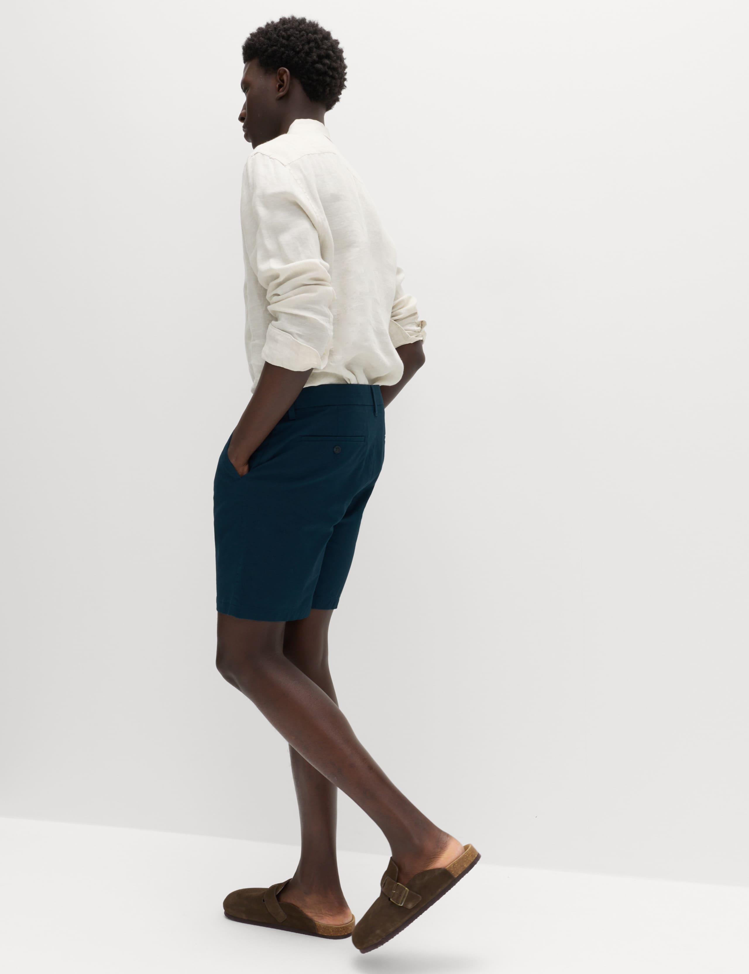 Regular Fit Stretch Chino Shorts 4 of 5