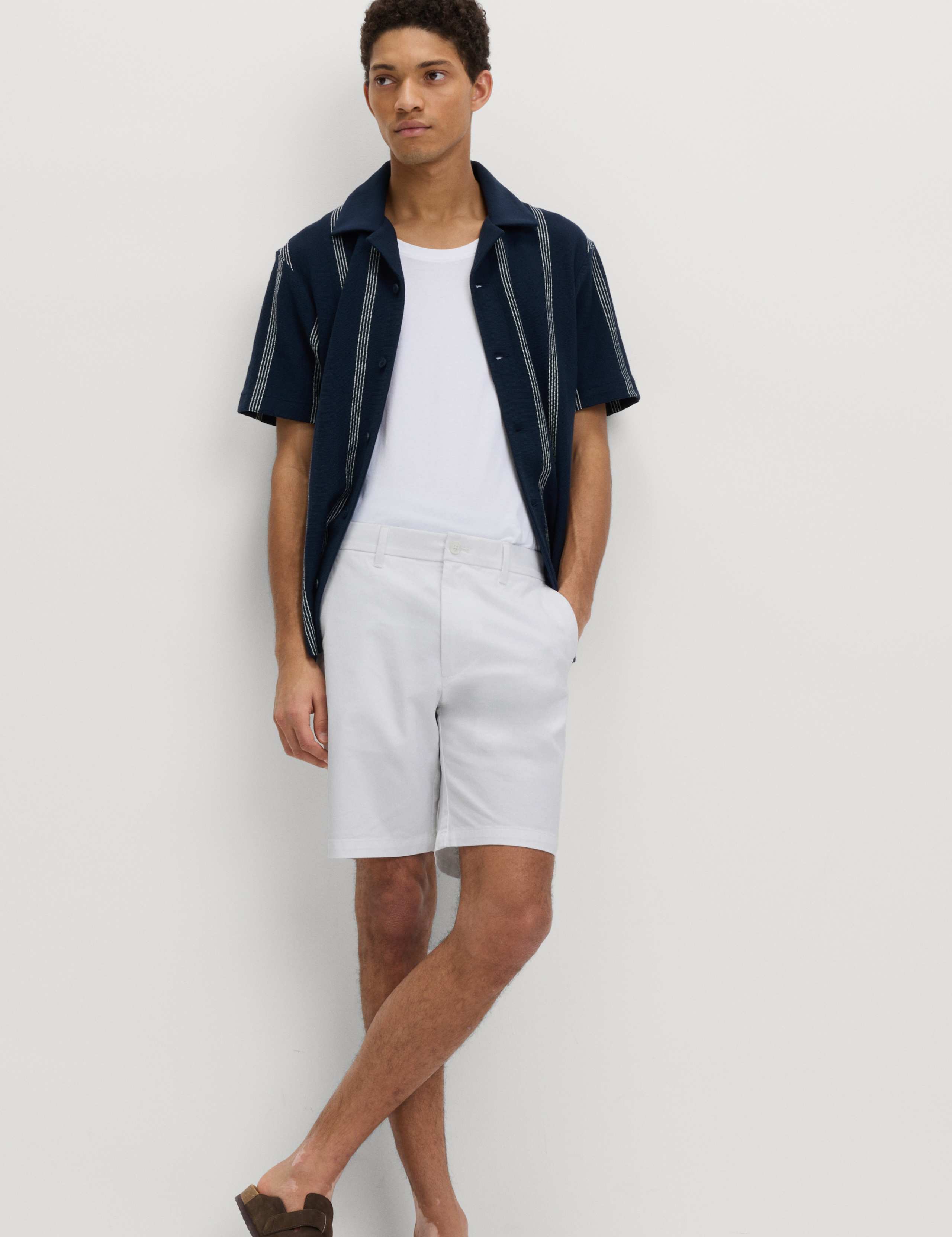 Regular Fit Stretch Chino Shorts 1 of 5