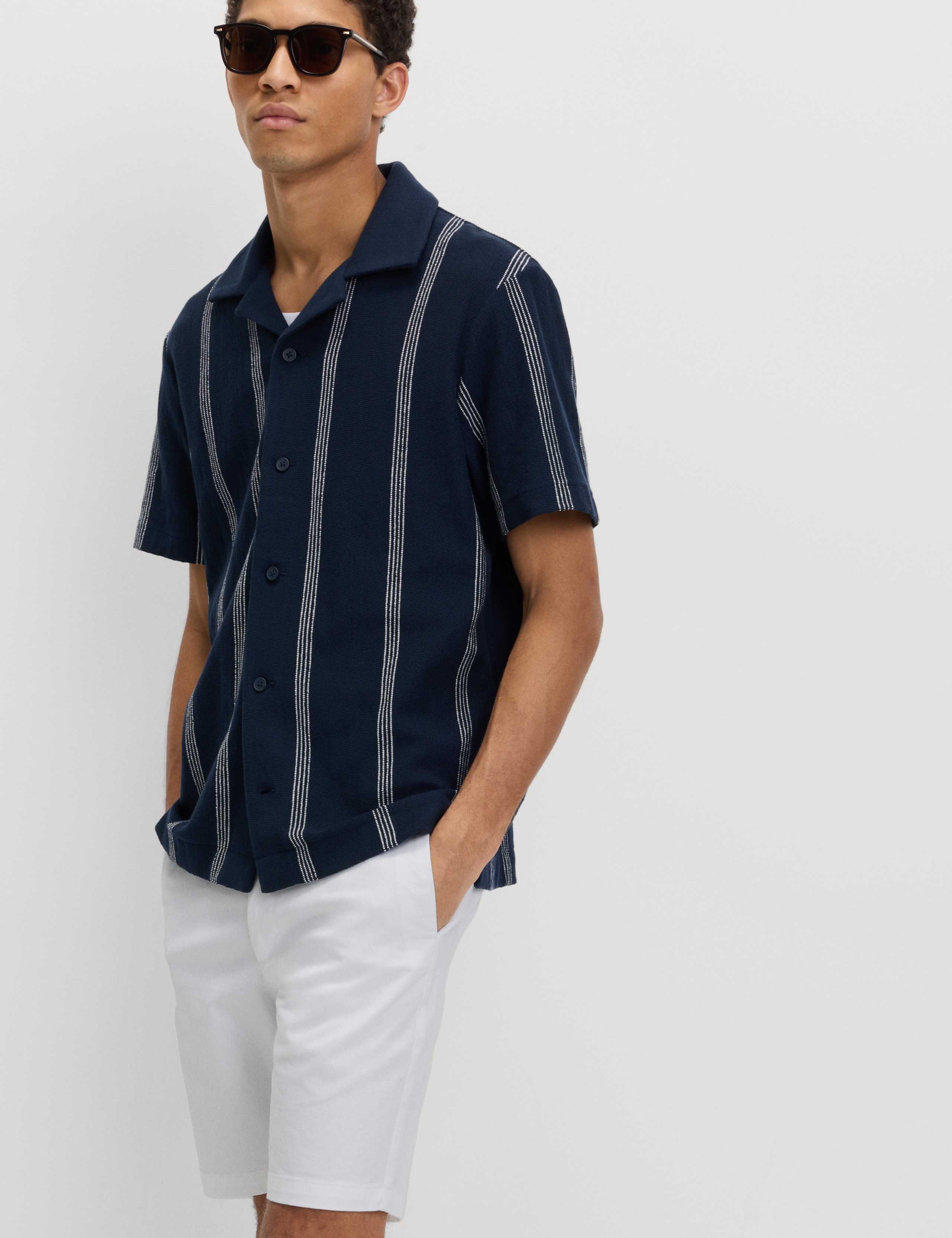 Regular Fit Stretch Chino Shorts 4 of 5