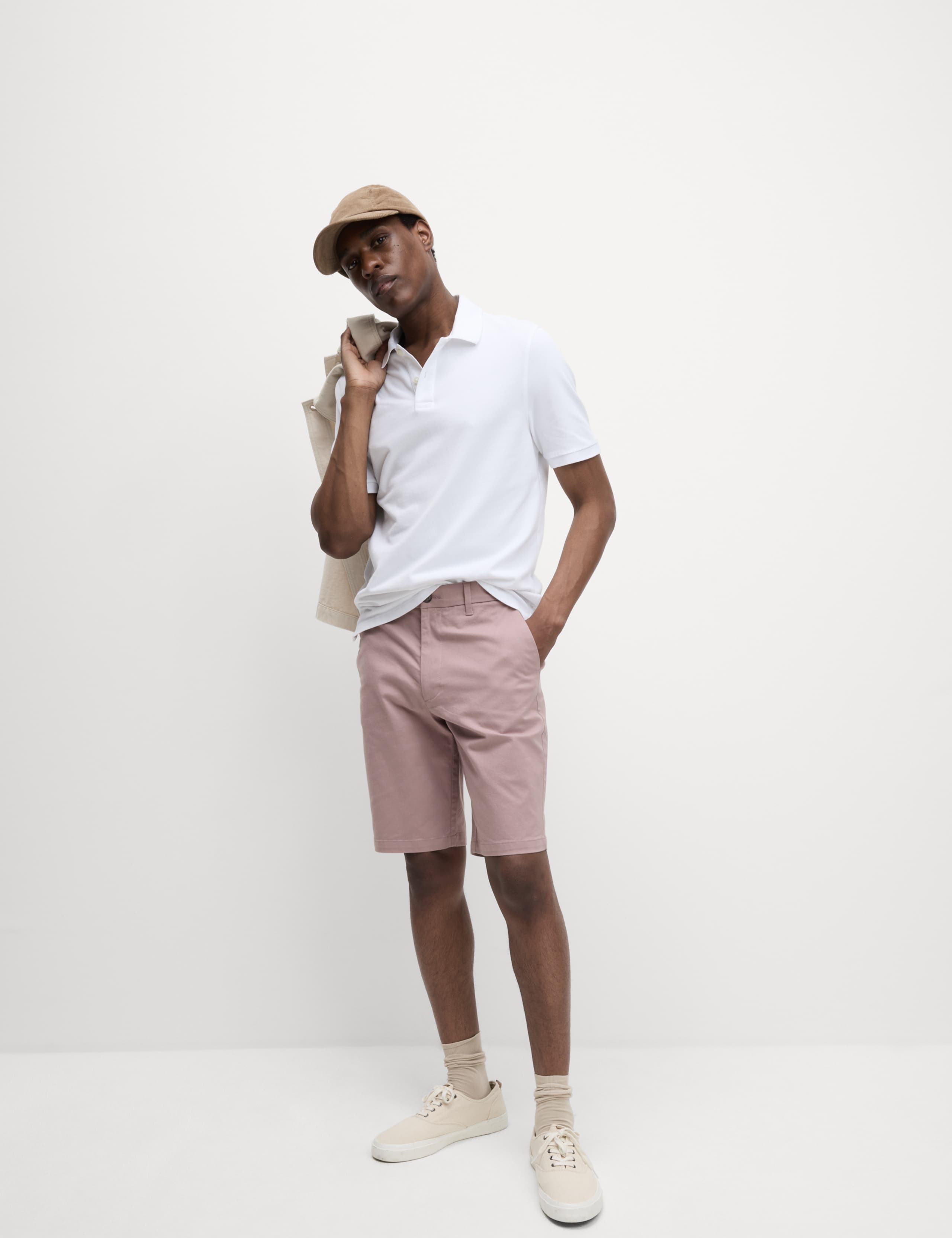 Regular Fit Stretch Chino Shorts 4 of 5