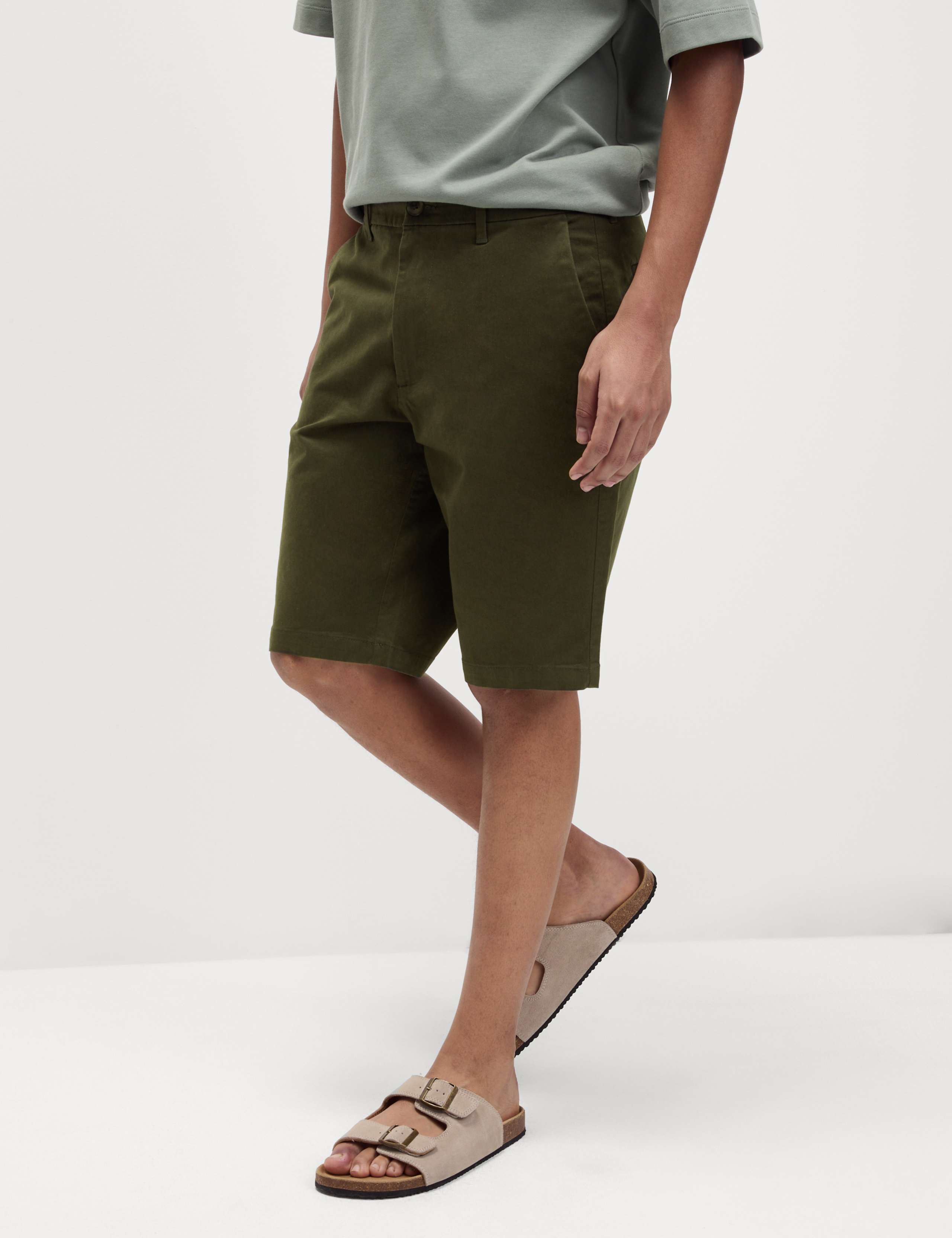 Regular Fit Stretch Chino Shorts 1 of 5
