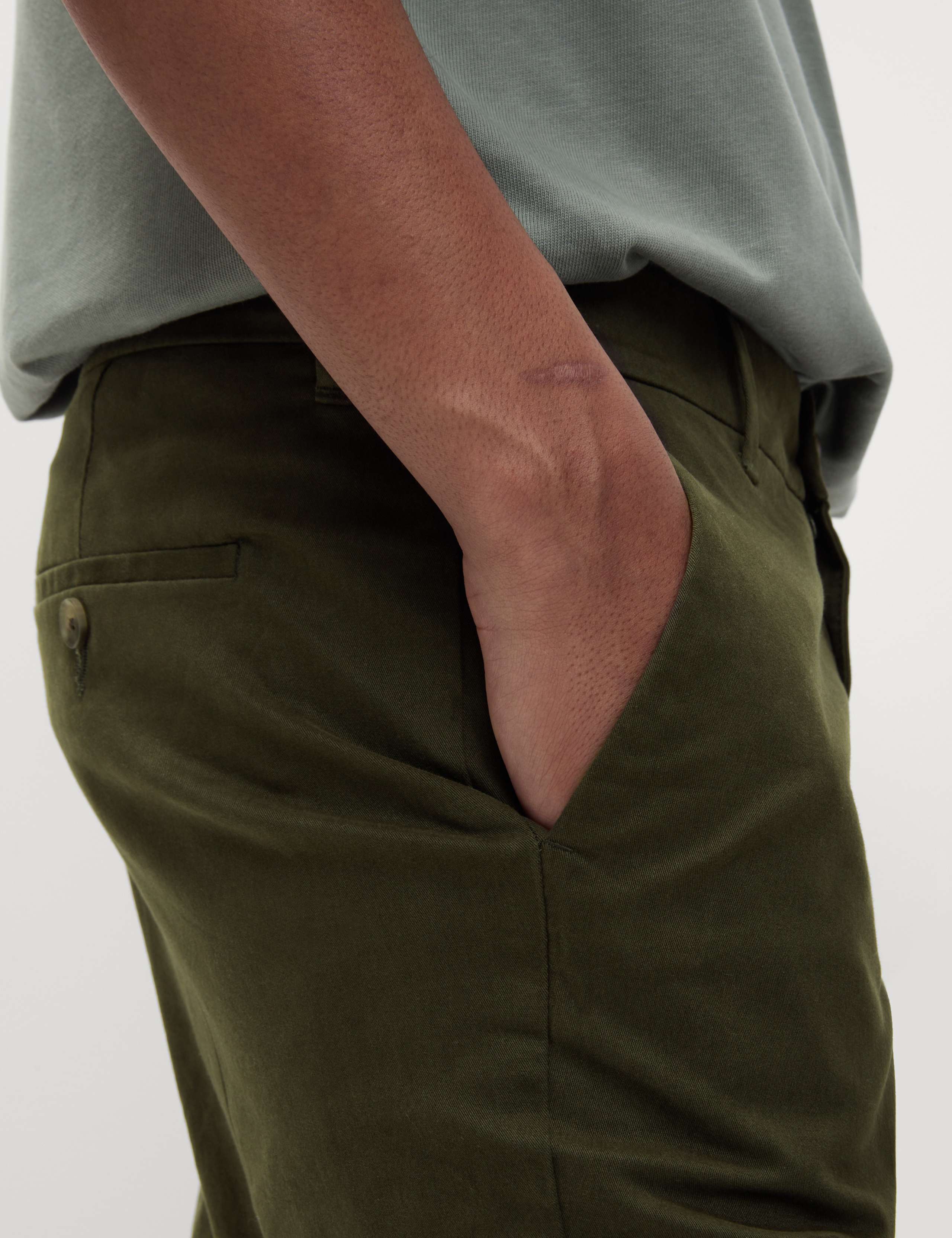 Regular Fit Stretch Chino Shorts 3 of 5