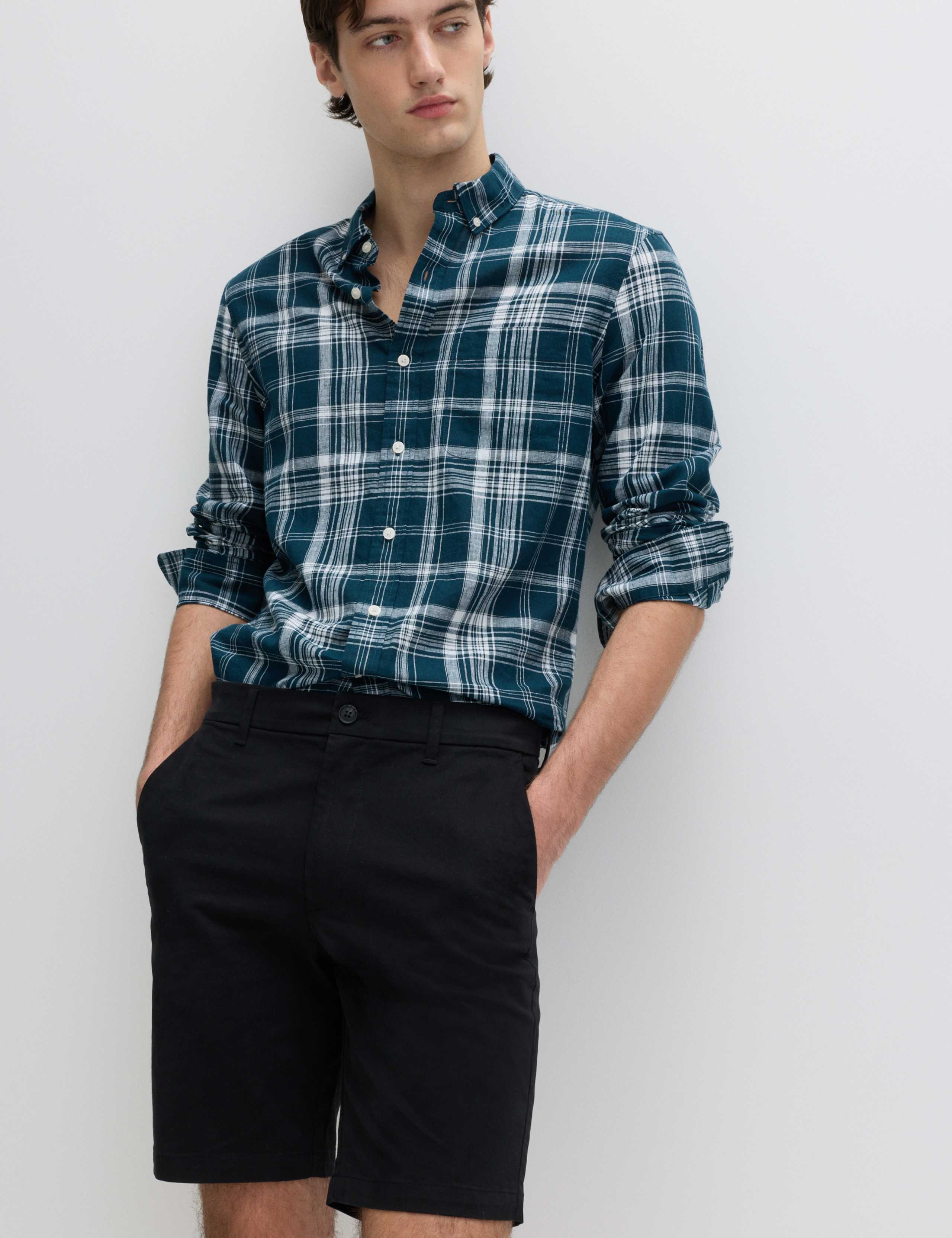 Regular Fit Stretch Chino Shorts 3 of 5