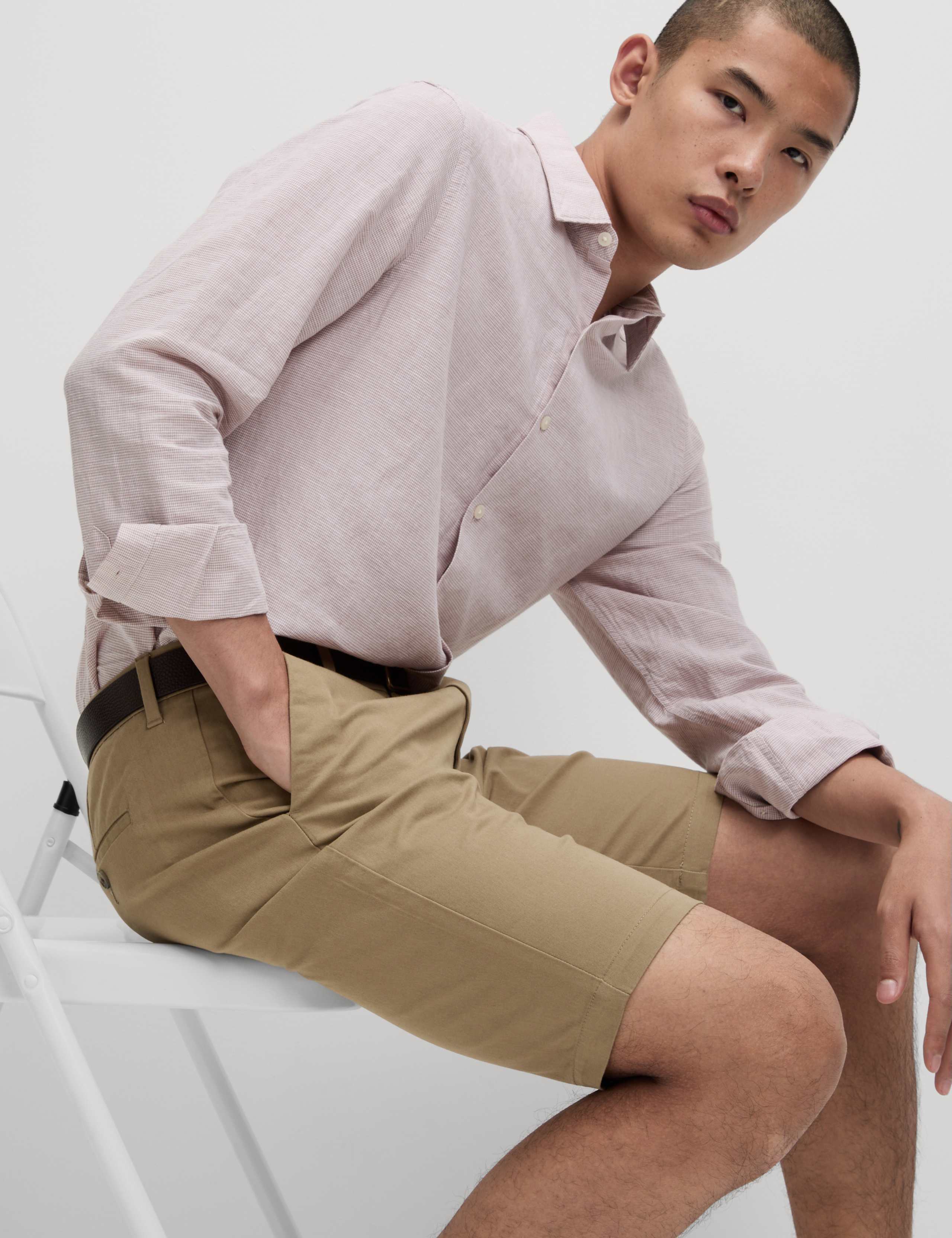 Slim Fit Stretch Chino Shorts 4 of 5
