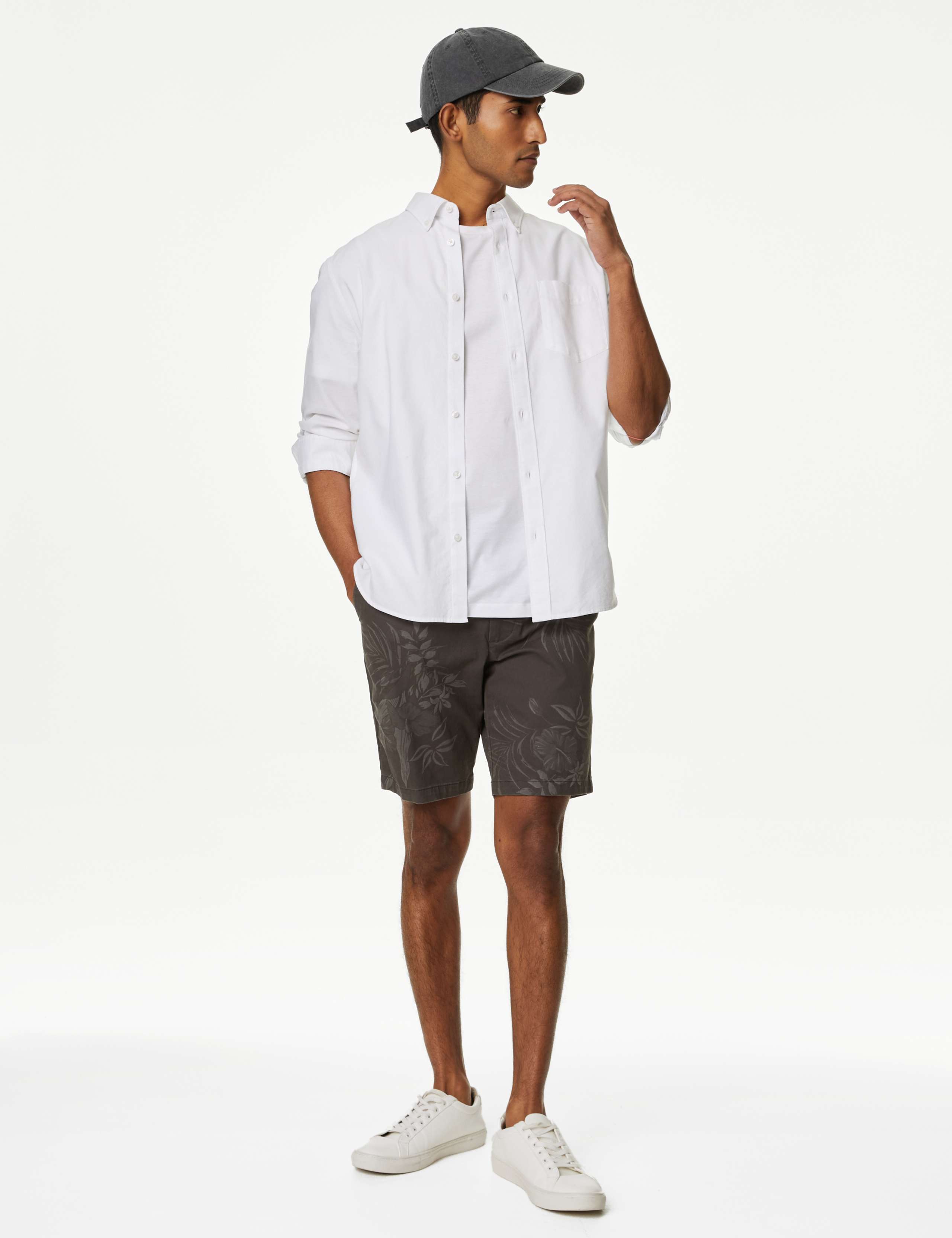 Floral Stretch Chino Shorts 3 of 5