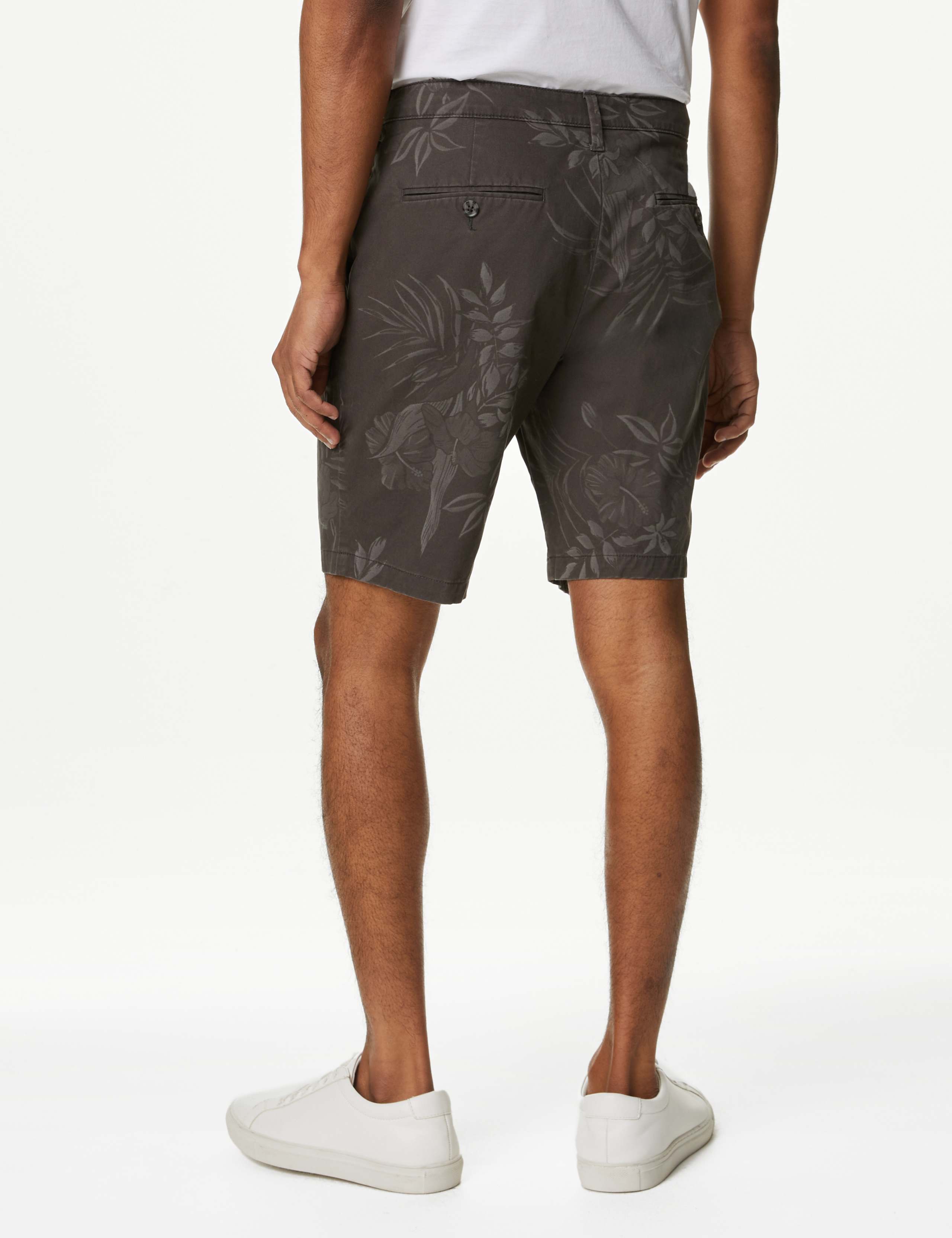 Floral Stretch Chino Shorts 5 of 5