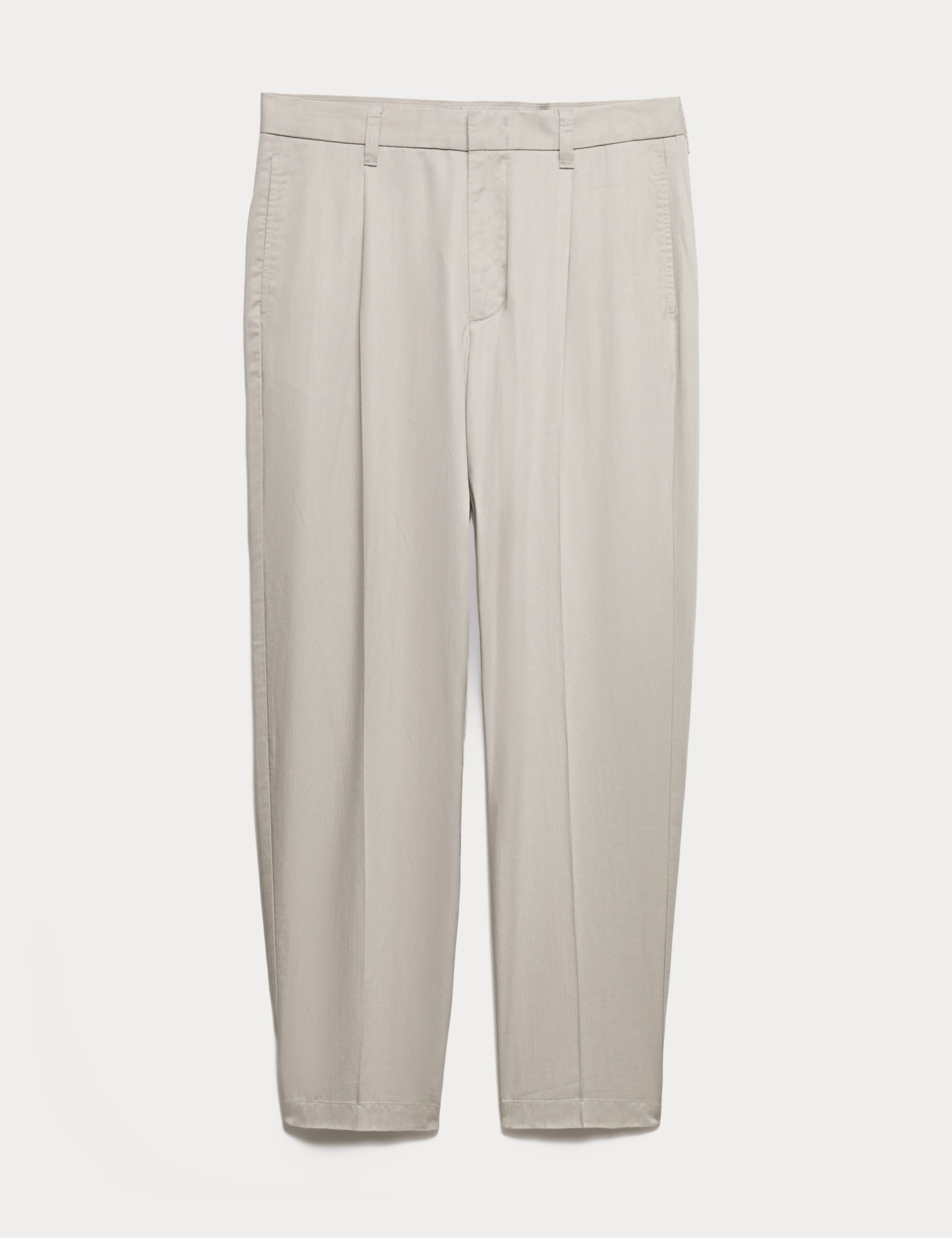 Tapered Fit Lyocell Rich Trousers 1 of 1