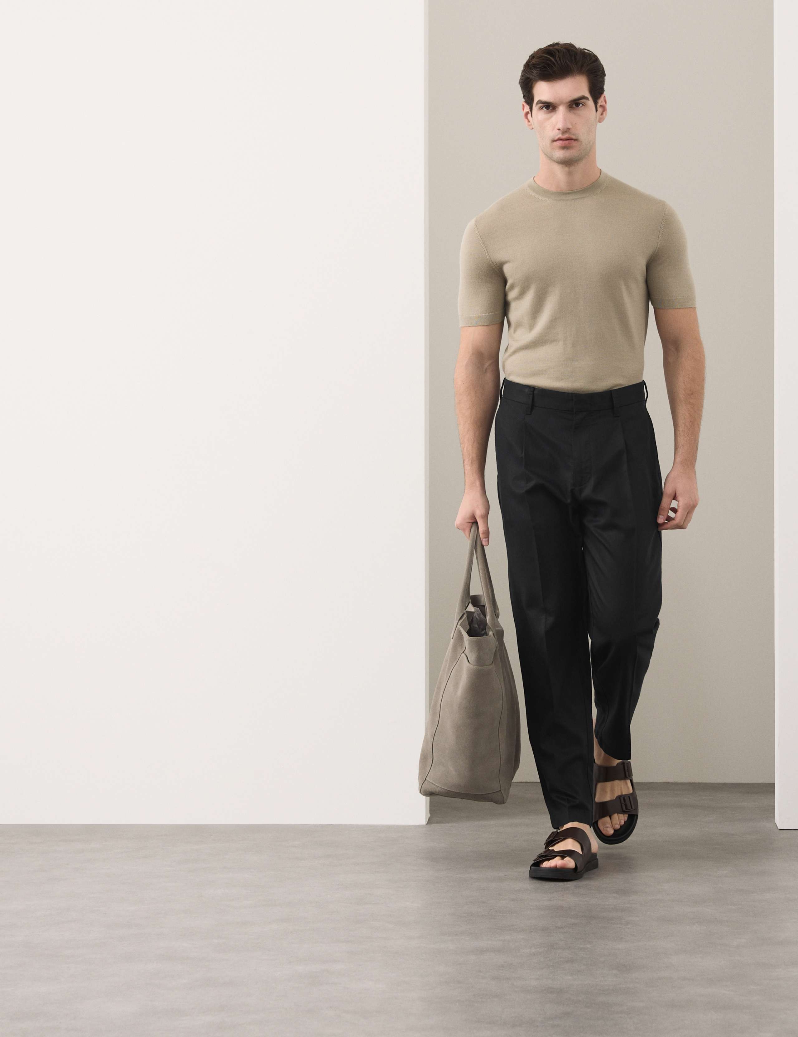 Tapered Fit Lyocell Rich Trousers 6 of 7
