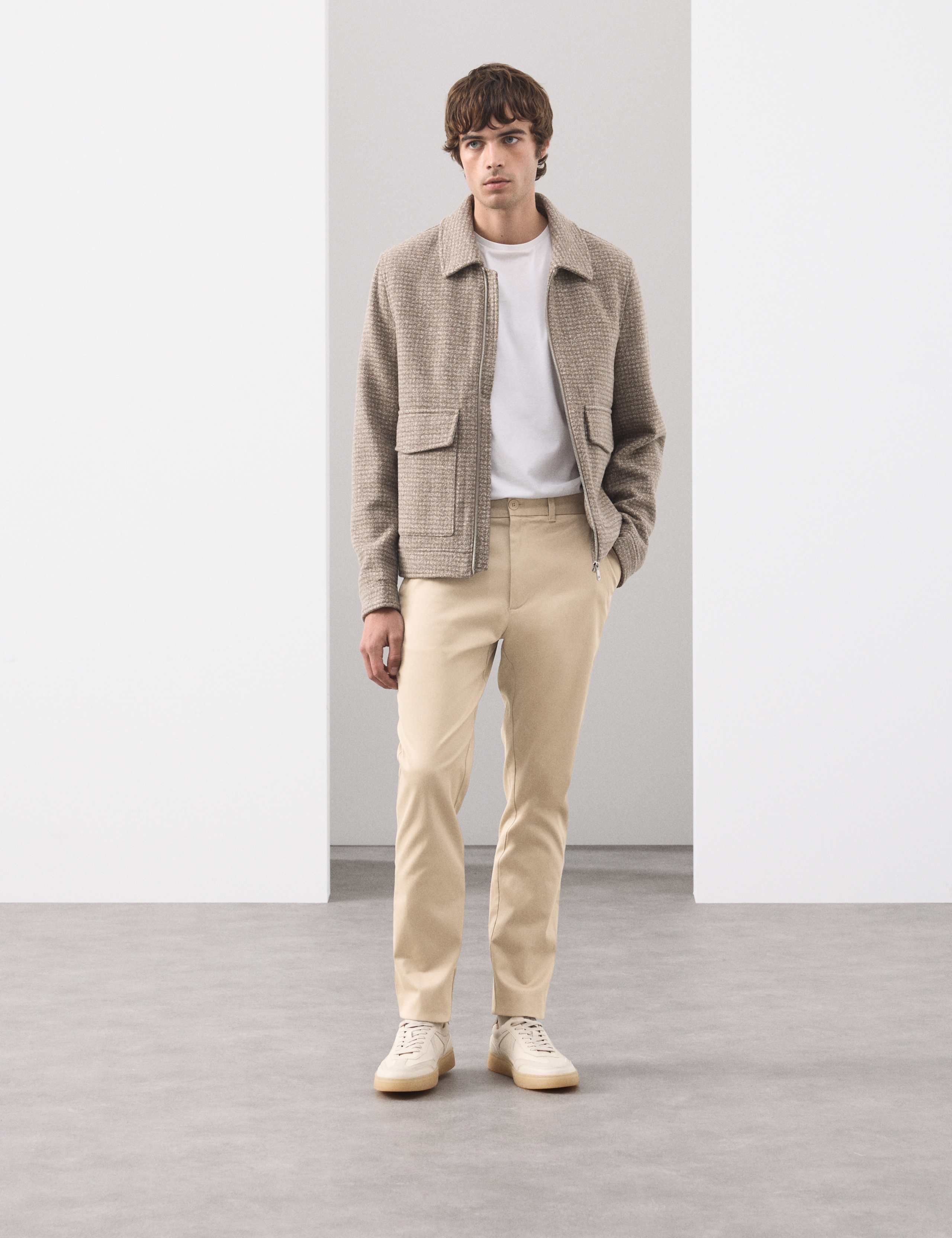 Slim Fit Cotton Rich Stretch Trousers 4 of 6