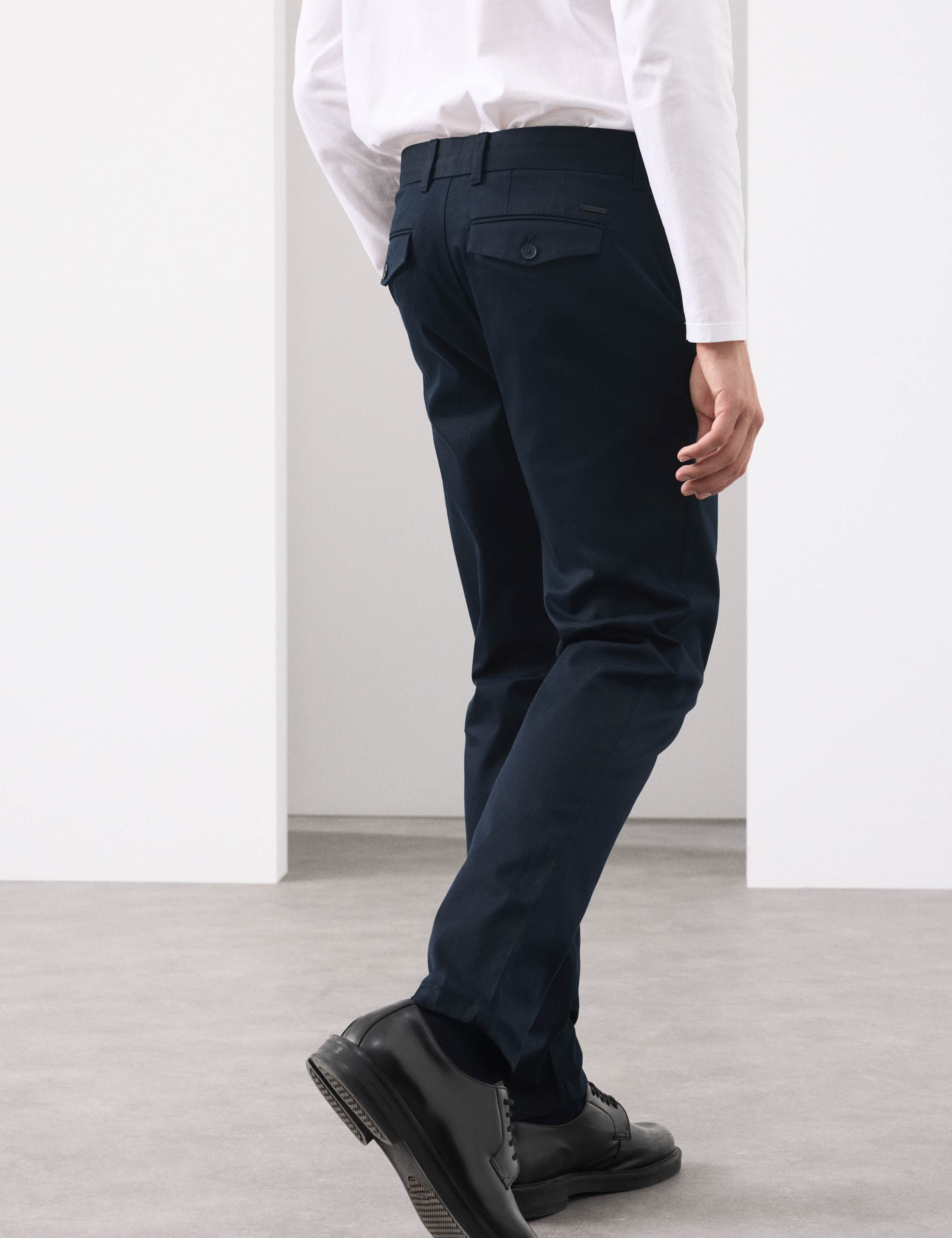 Slim Fit Cotton Rich Stretch Trousers 6 of 7