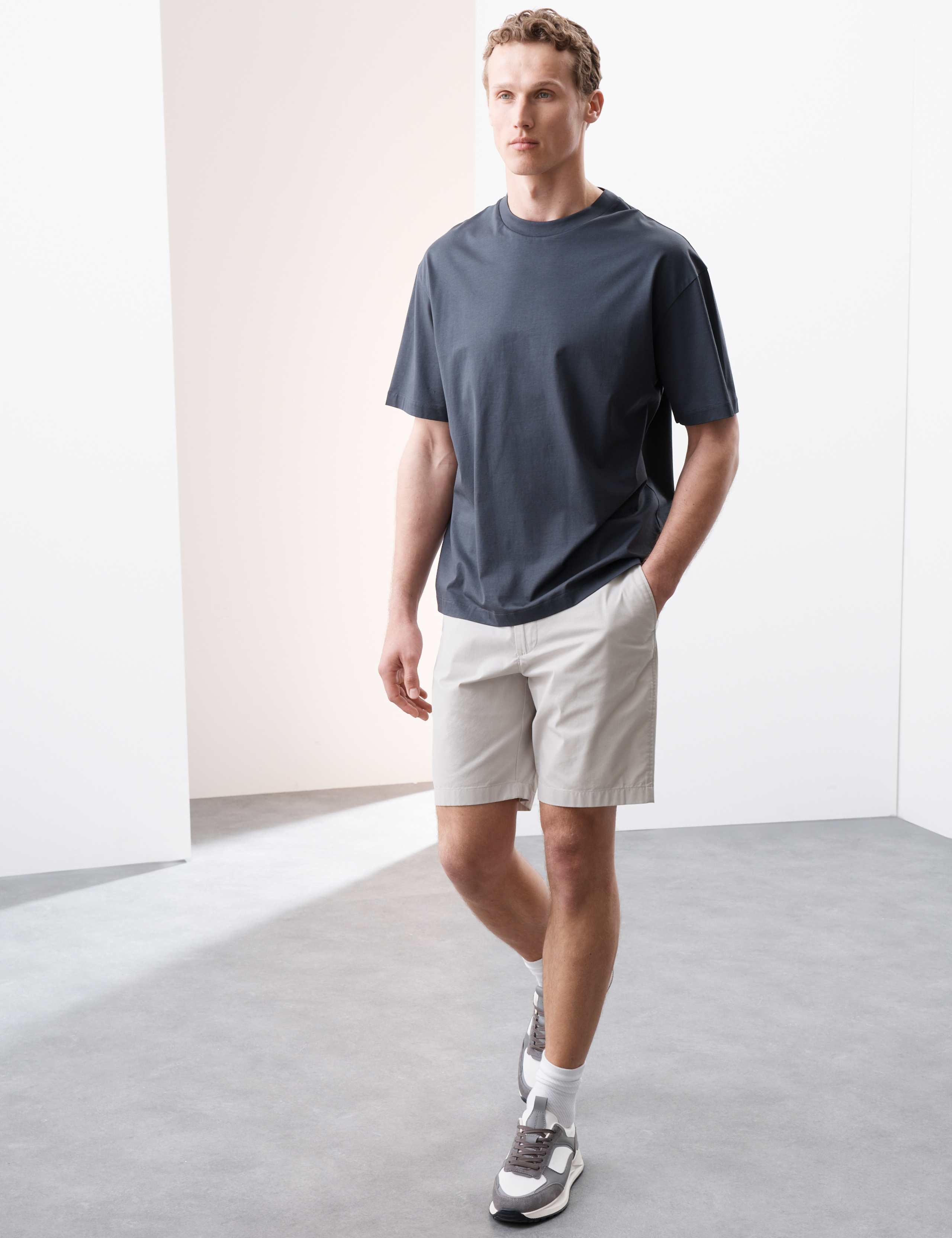 Regular Fit Super Lightweight Chino Shorts 3 of 5