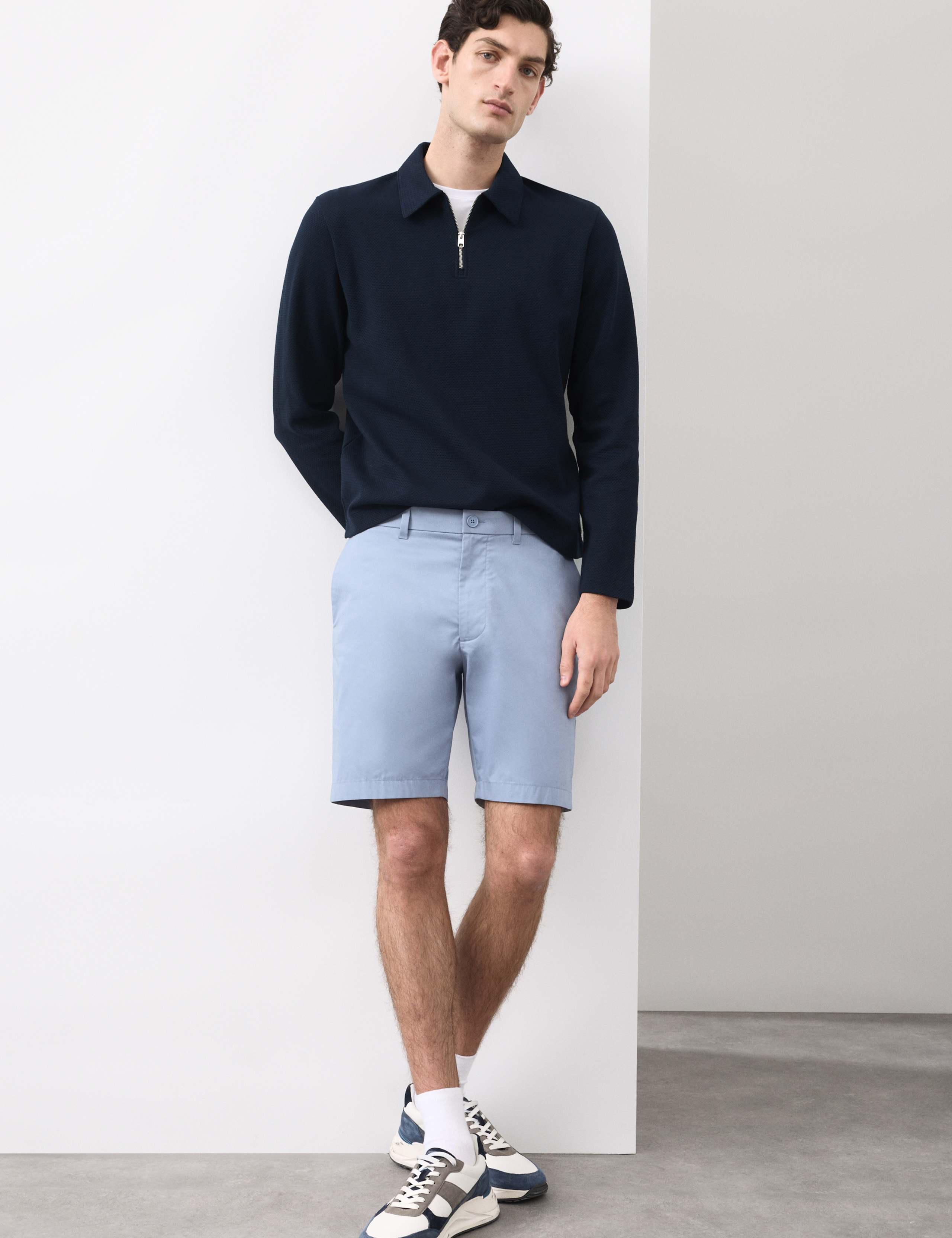 Regular Fit Super Lightweight Chino Shorts 1 of 6