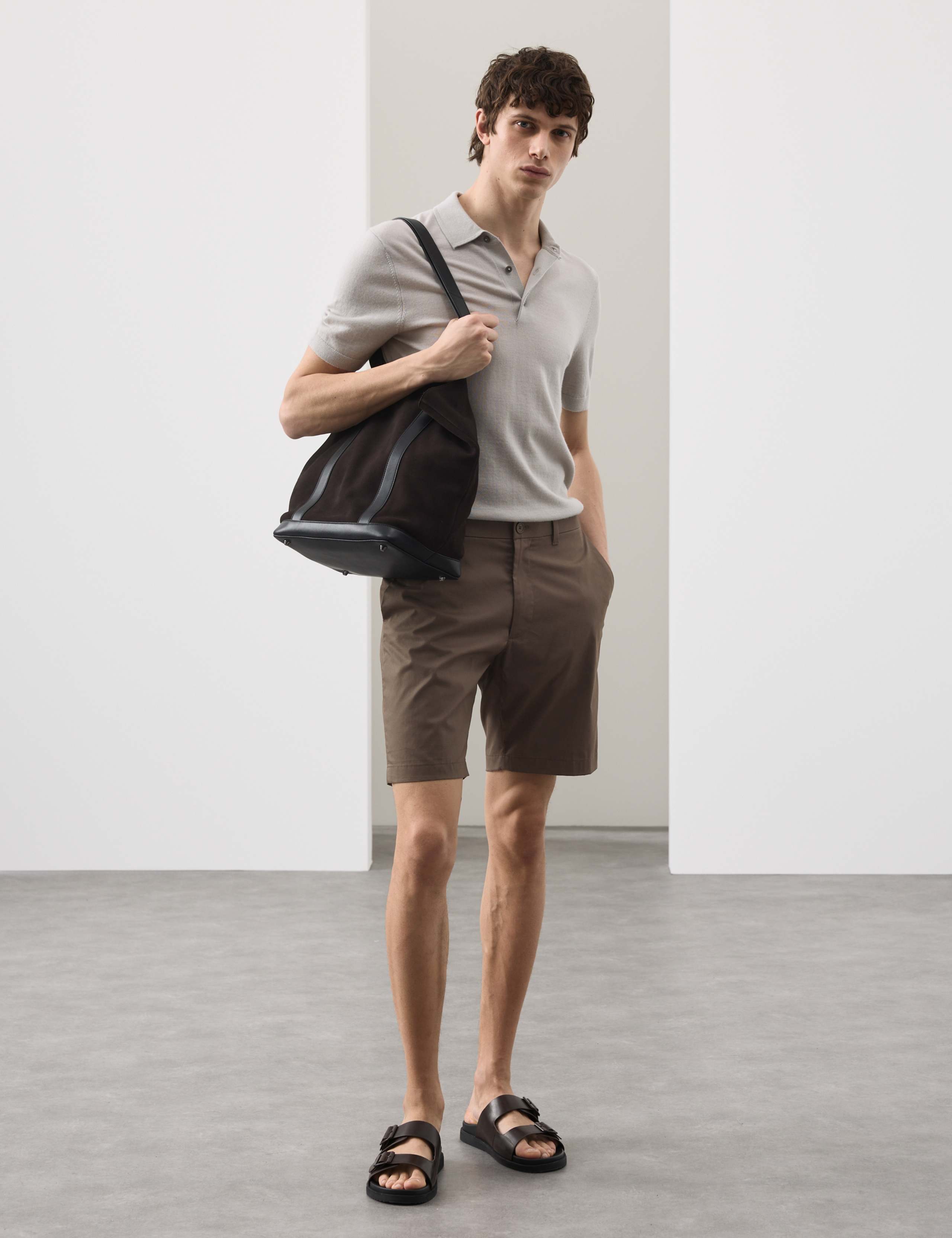 Regular Fit Super Lightweight Chino Shorts 3 of 5
