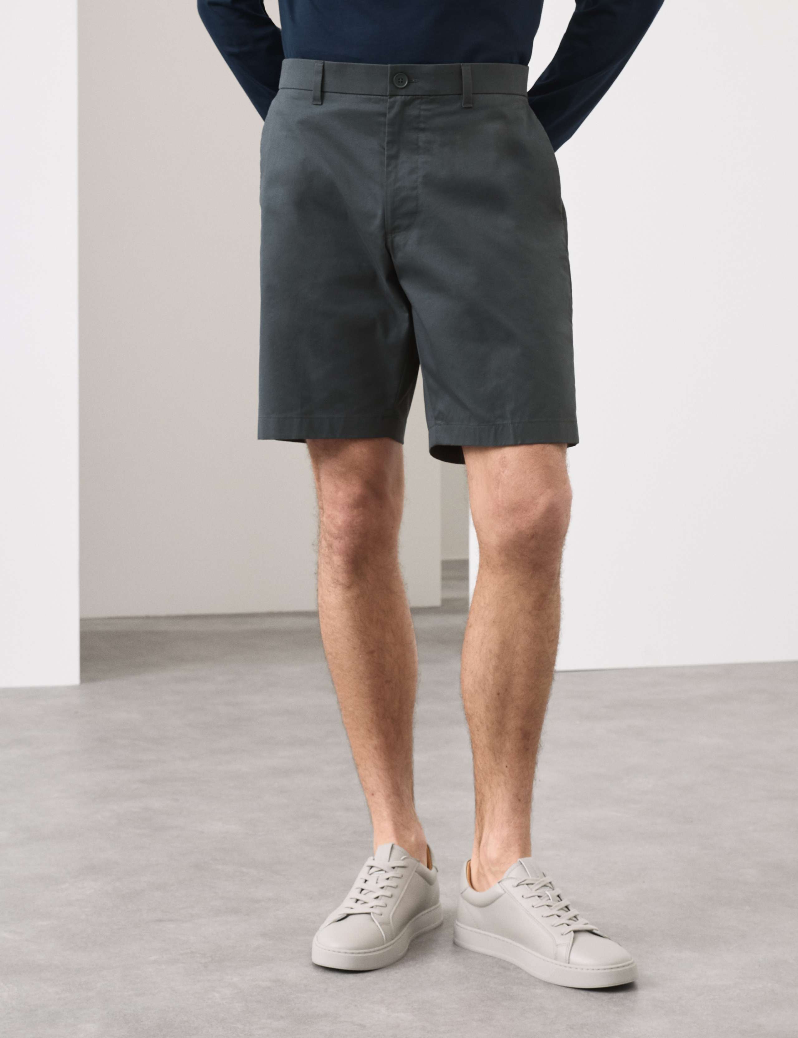 Regular Fit Super Lightweight Chino Shorts 1 of 6