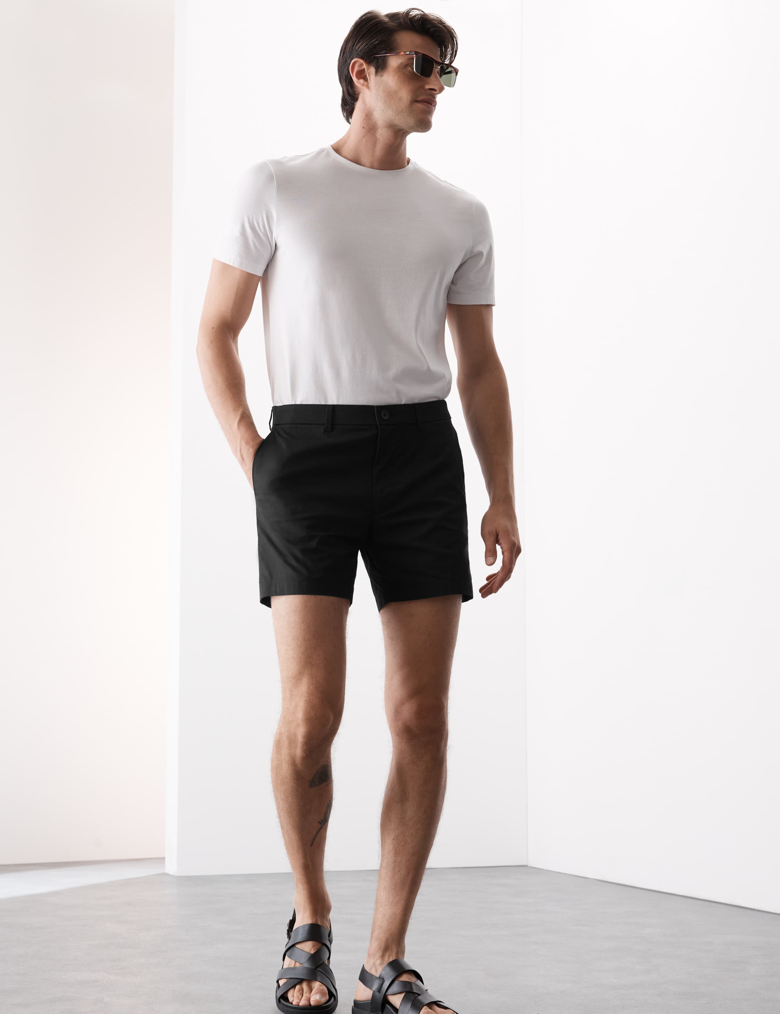 Regular Fit Super Lightweight Chino Shorts 1 of 6
