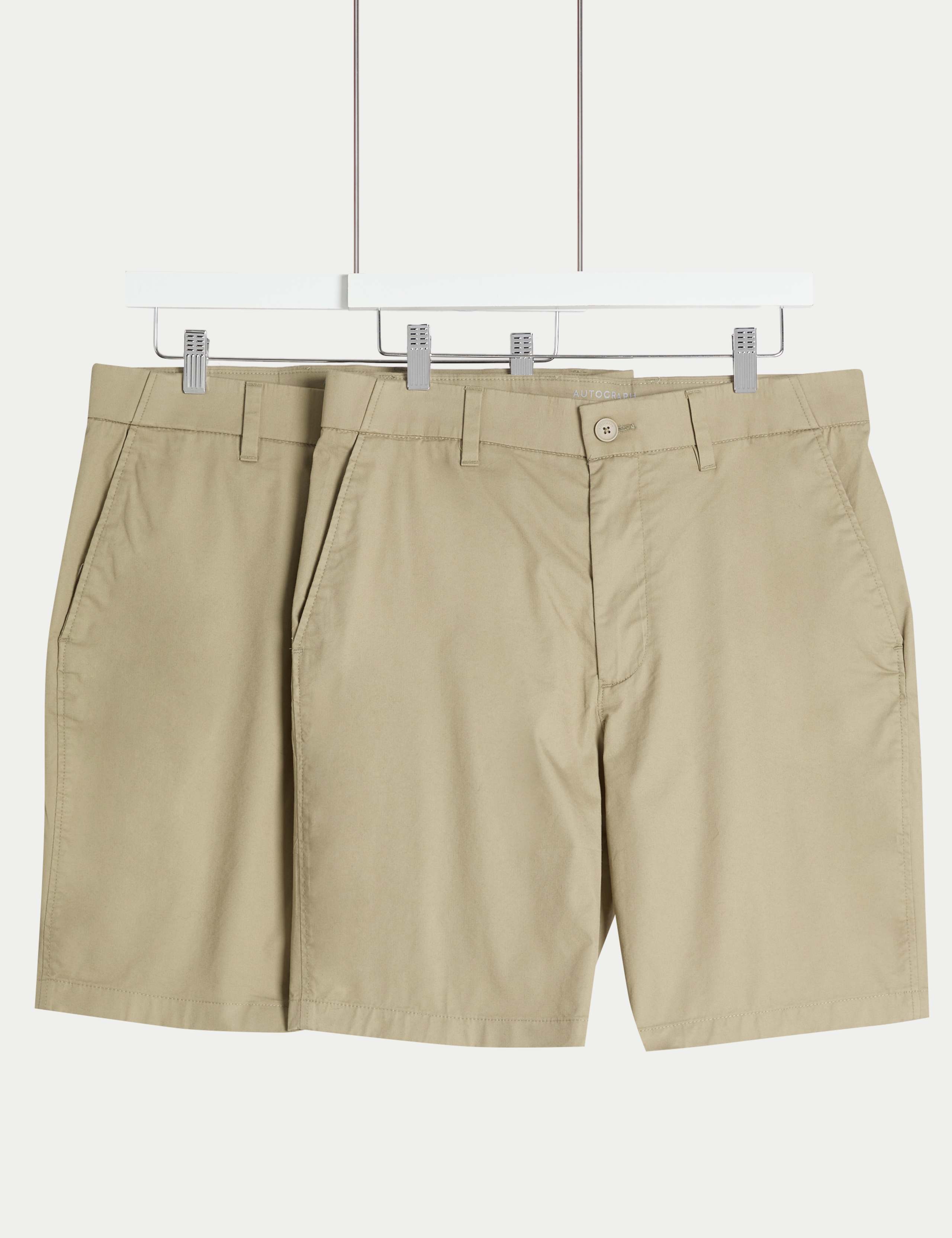 2pk Regular Fit Lightweight Chino Shorts 1 of 7
