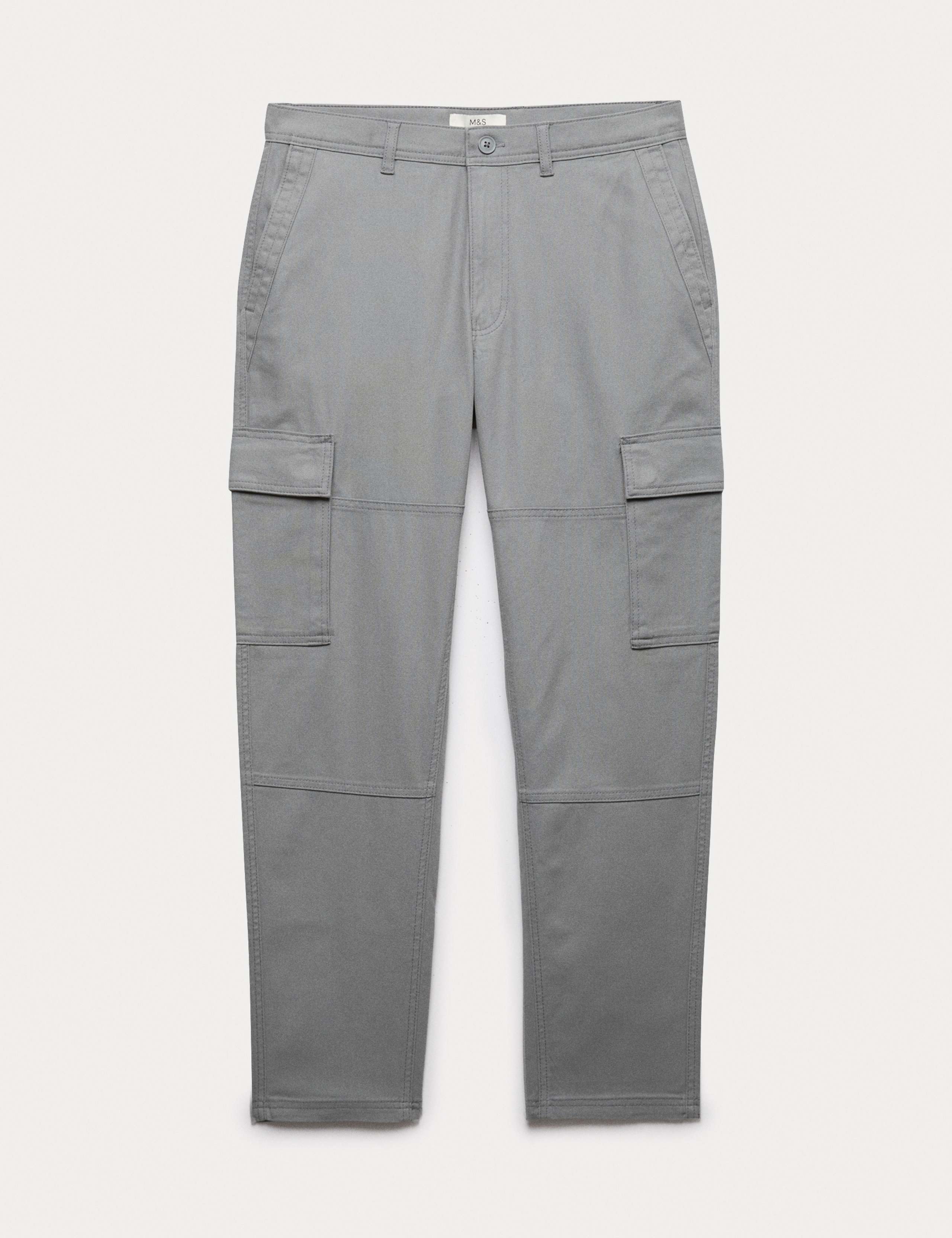 Tapered Fit Stretch Cargo Trousers 2 of 6