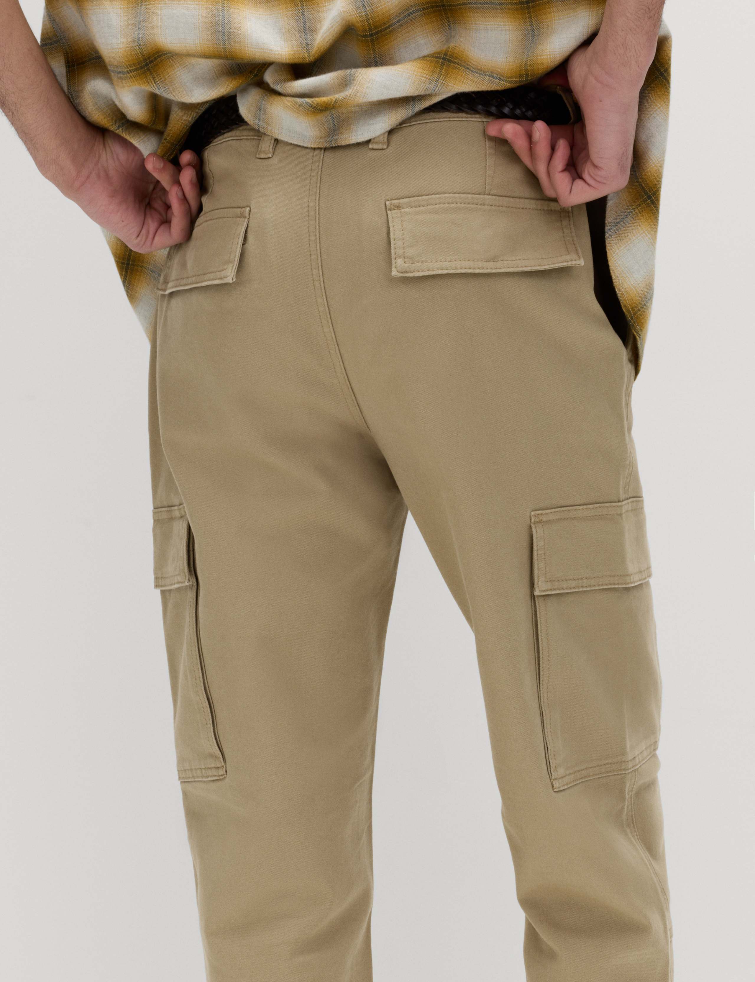 Tapered Fit Stretch Cargo Trousers 3 of 5