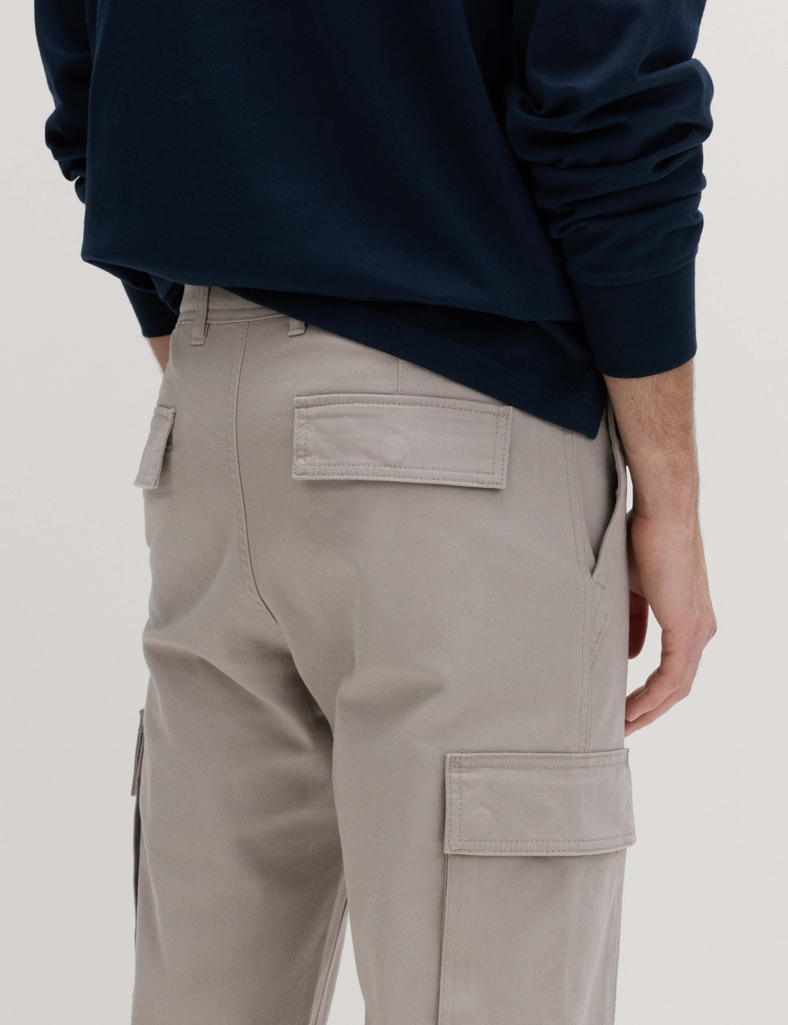 Tapered Fit Stretch Cargo Trousers 4 of 5