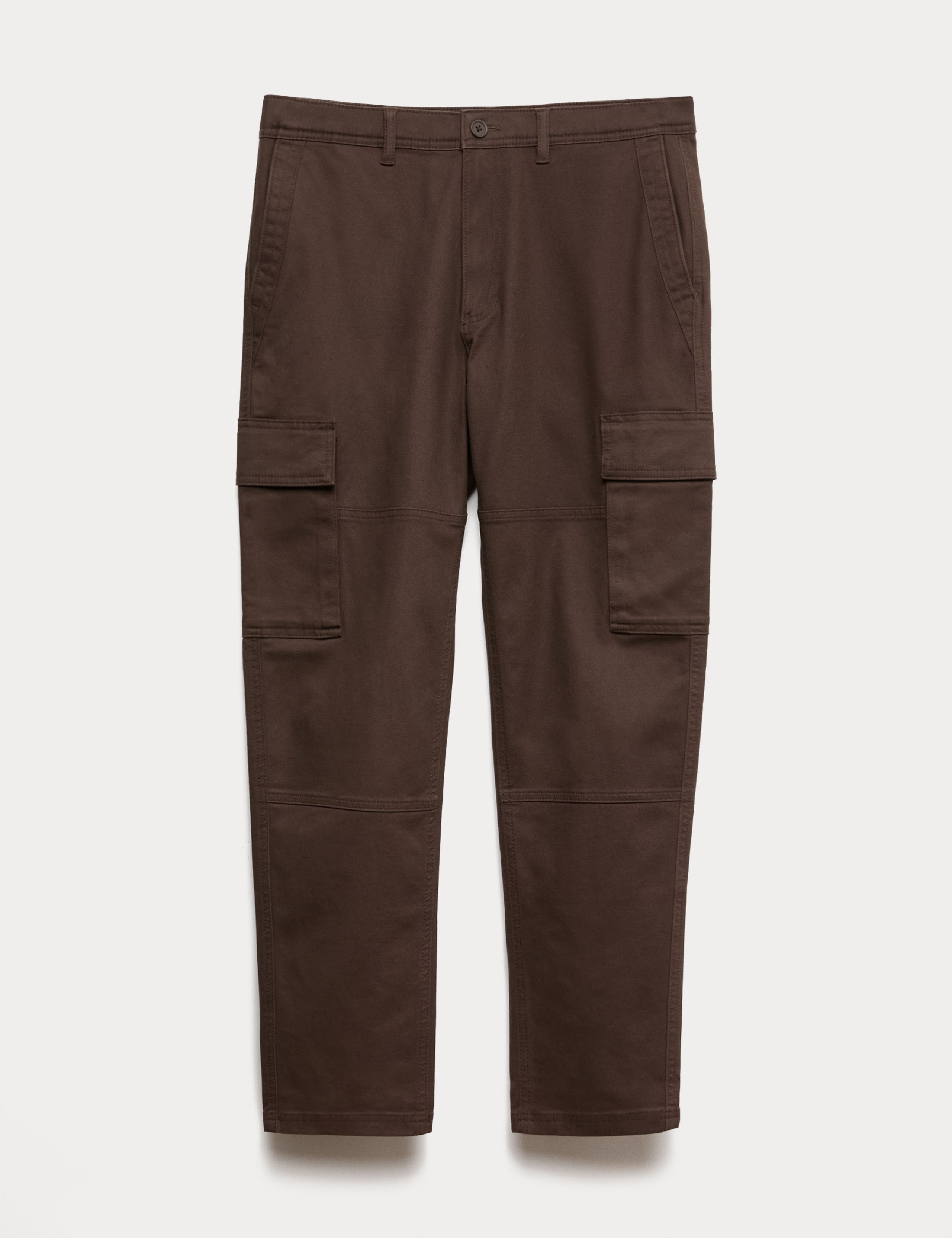 Tapered Fit Stretch Cargo Trousers 2 of 5