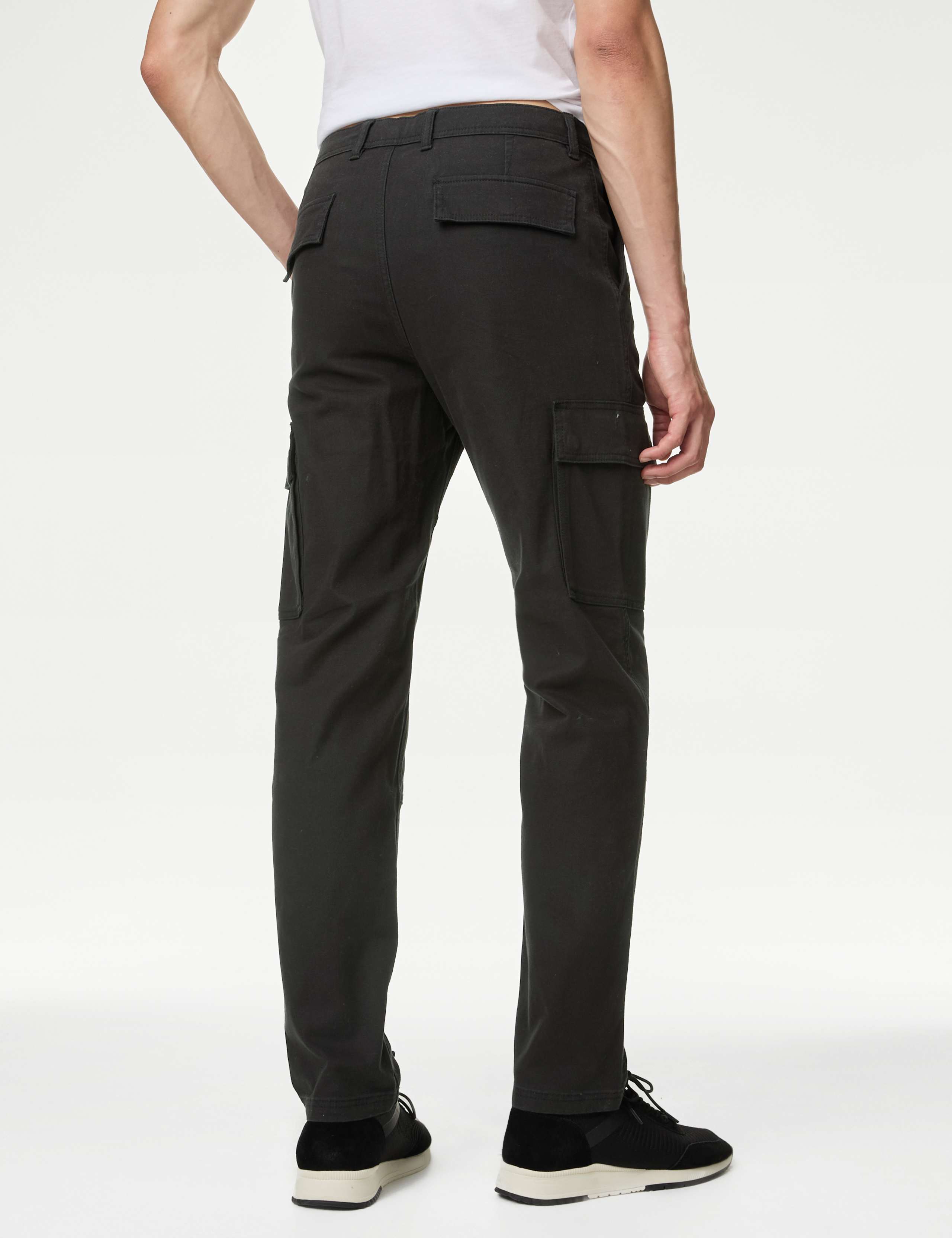 Tapered Fit Stretch Cargo Trousers 6 of 7