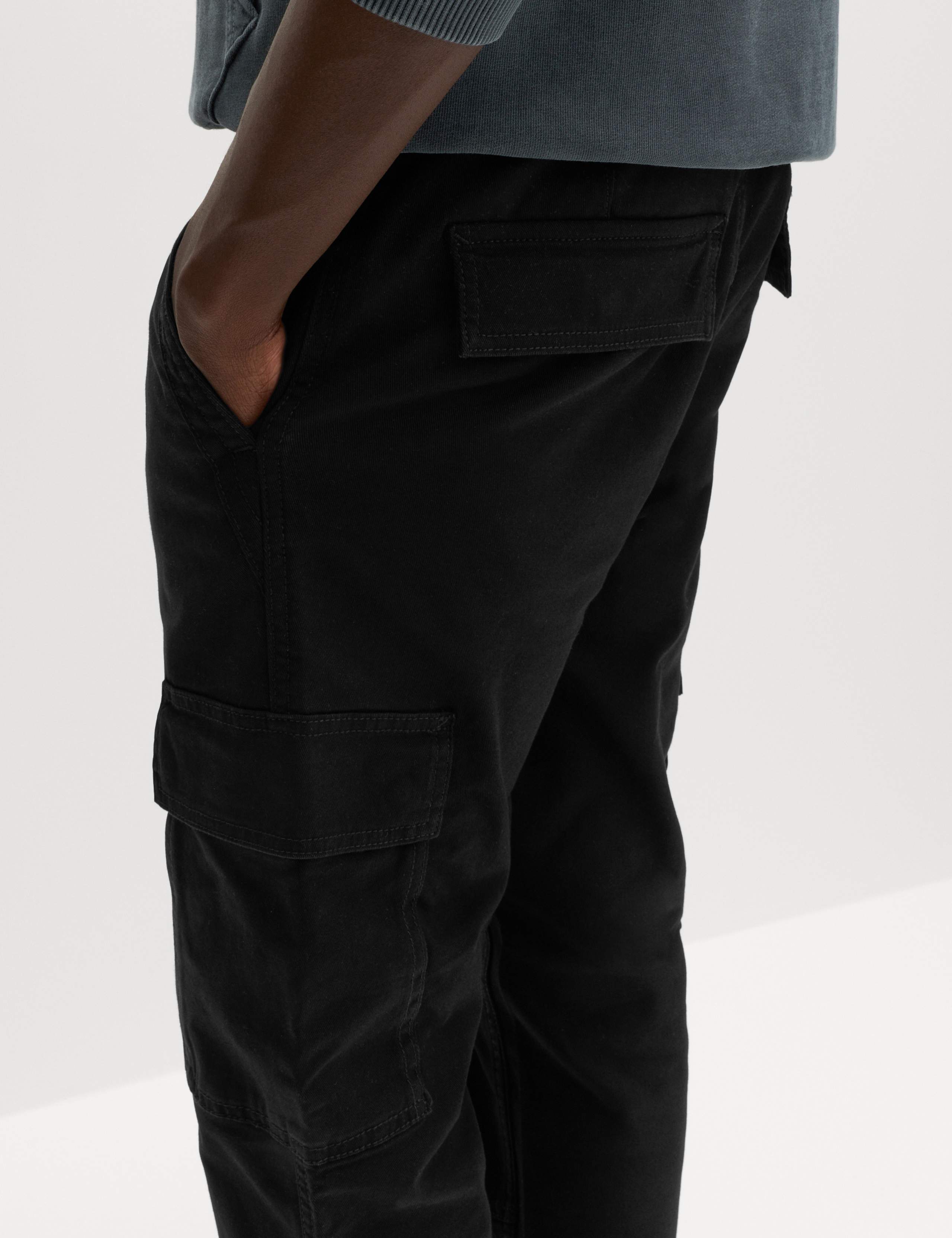 Tapered Fit Stretch Cargo Trousers 4 of 7