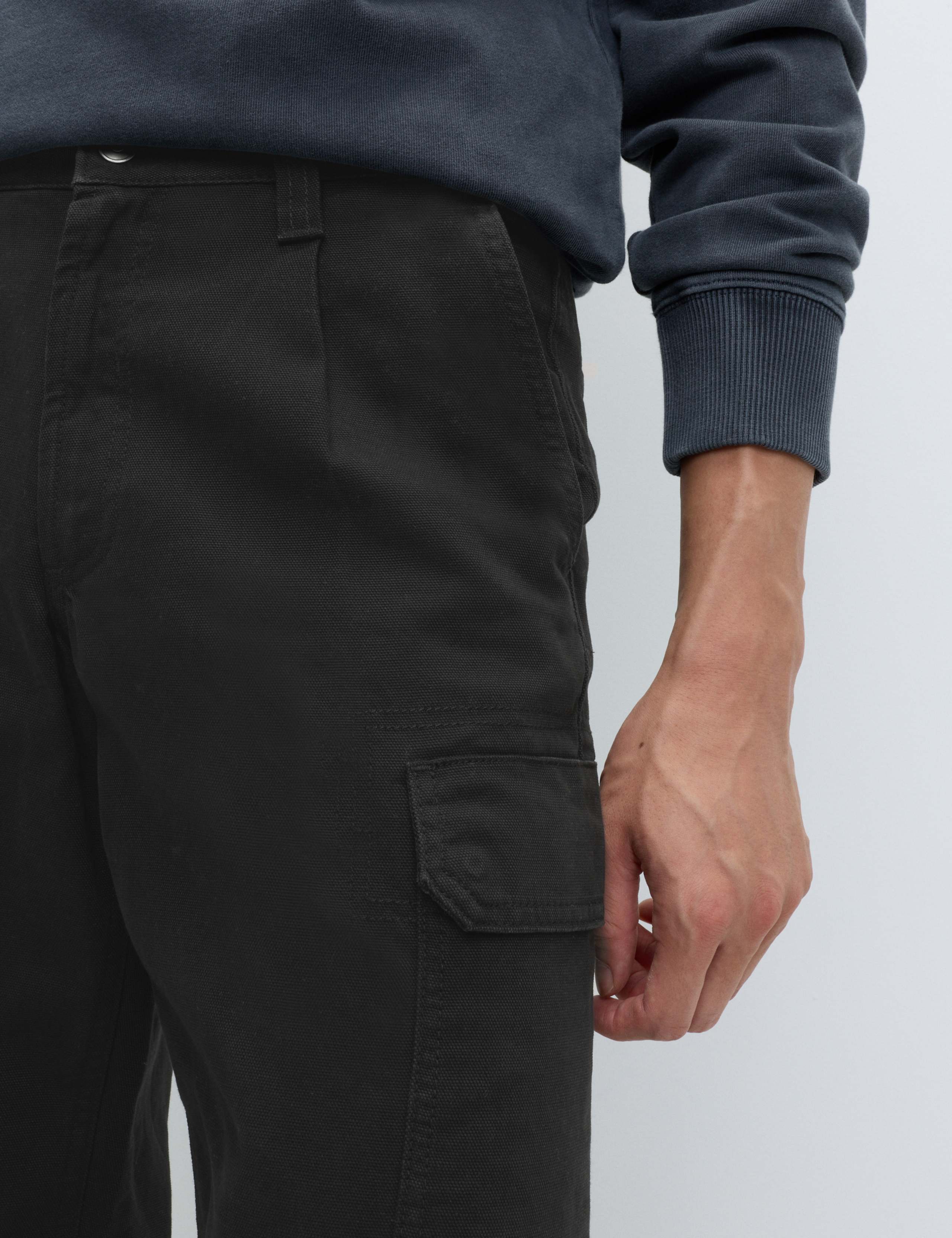 Loose Fit Pure Cotton Cargo Trousers 6 of 6