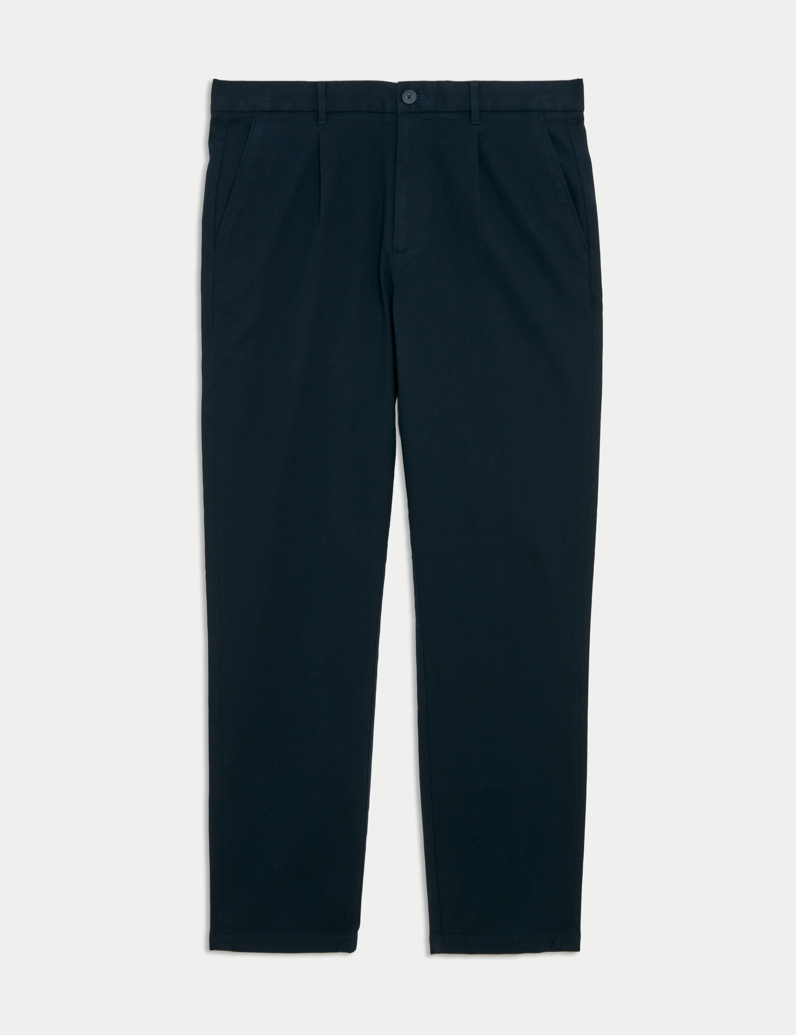 Tapered Fit Textured Dobby Pleat Front Chinos 2 of 6