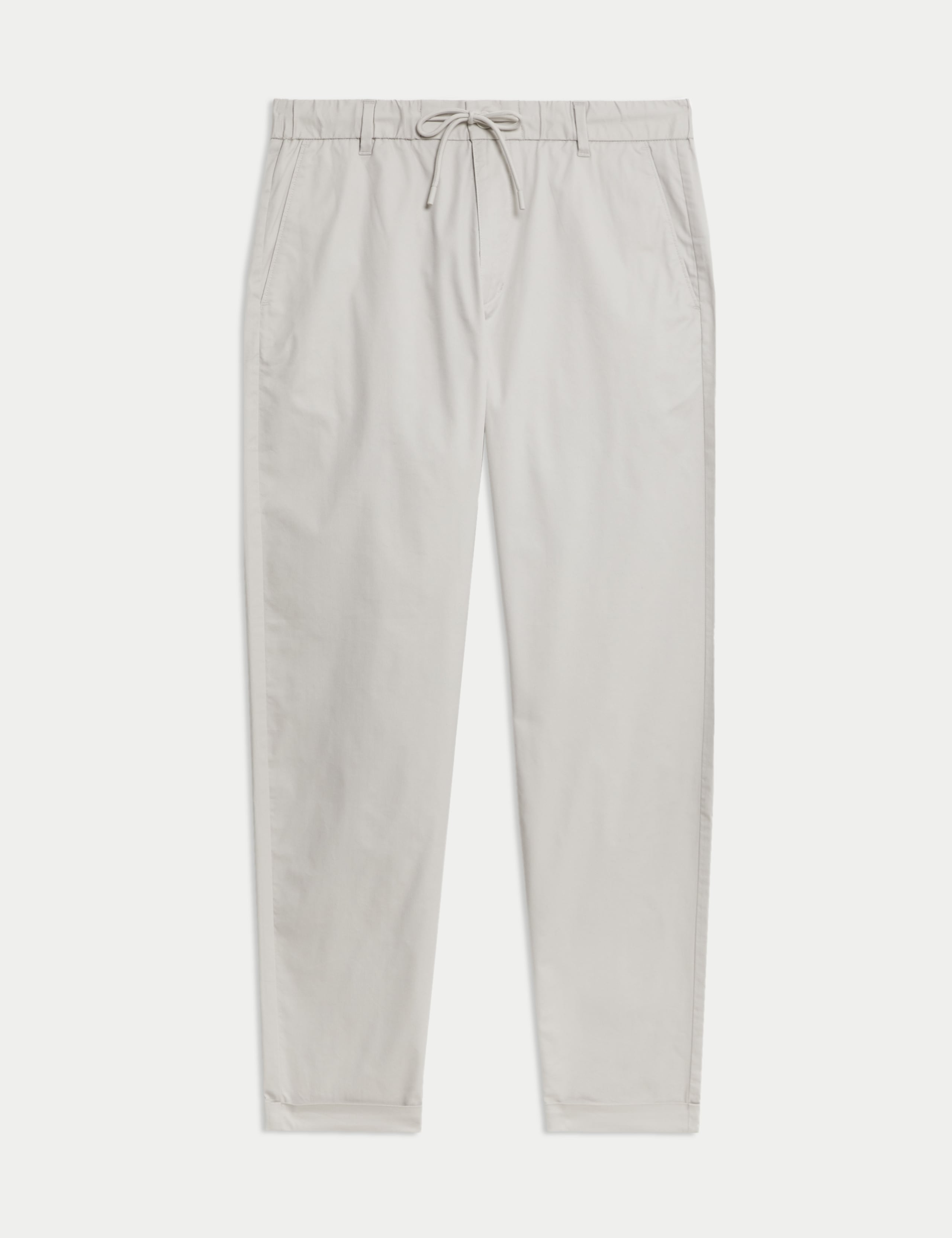Super Lightweight Tapered Fit Elasticated Waist Trousers 2 of 7