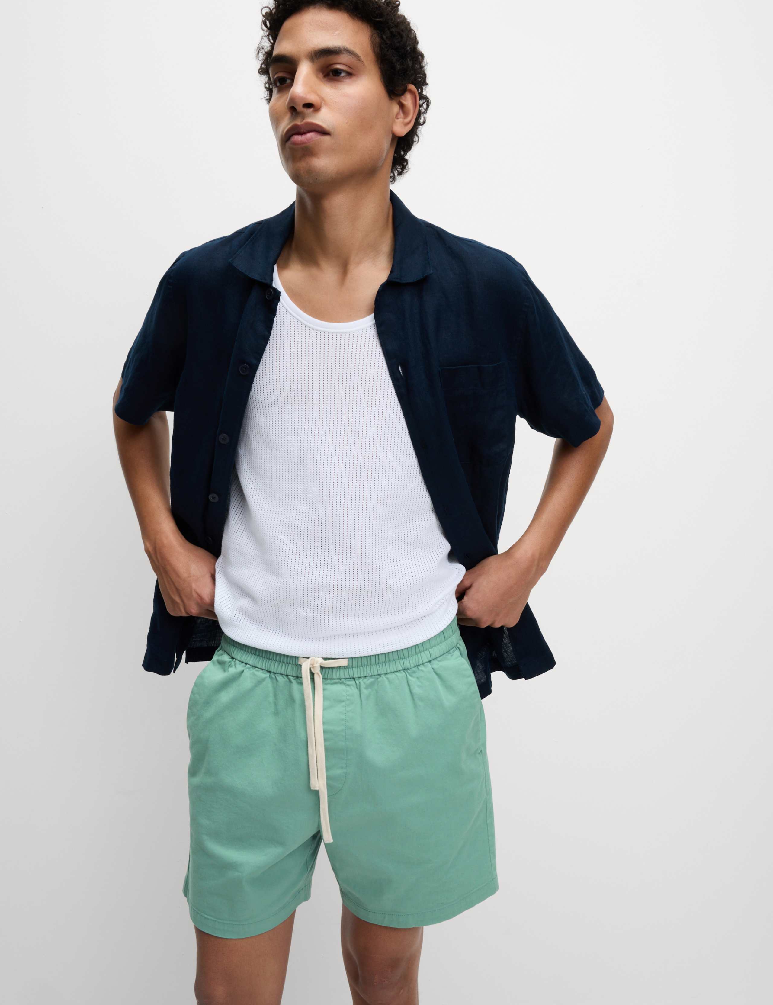 Elasticated Waist Shorter Shorts 5 of 5