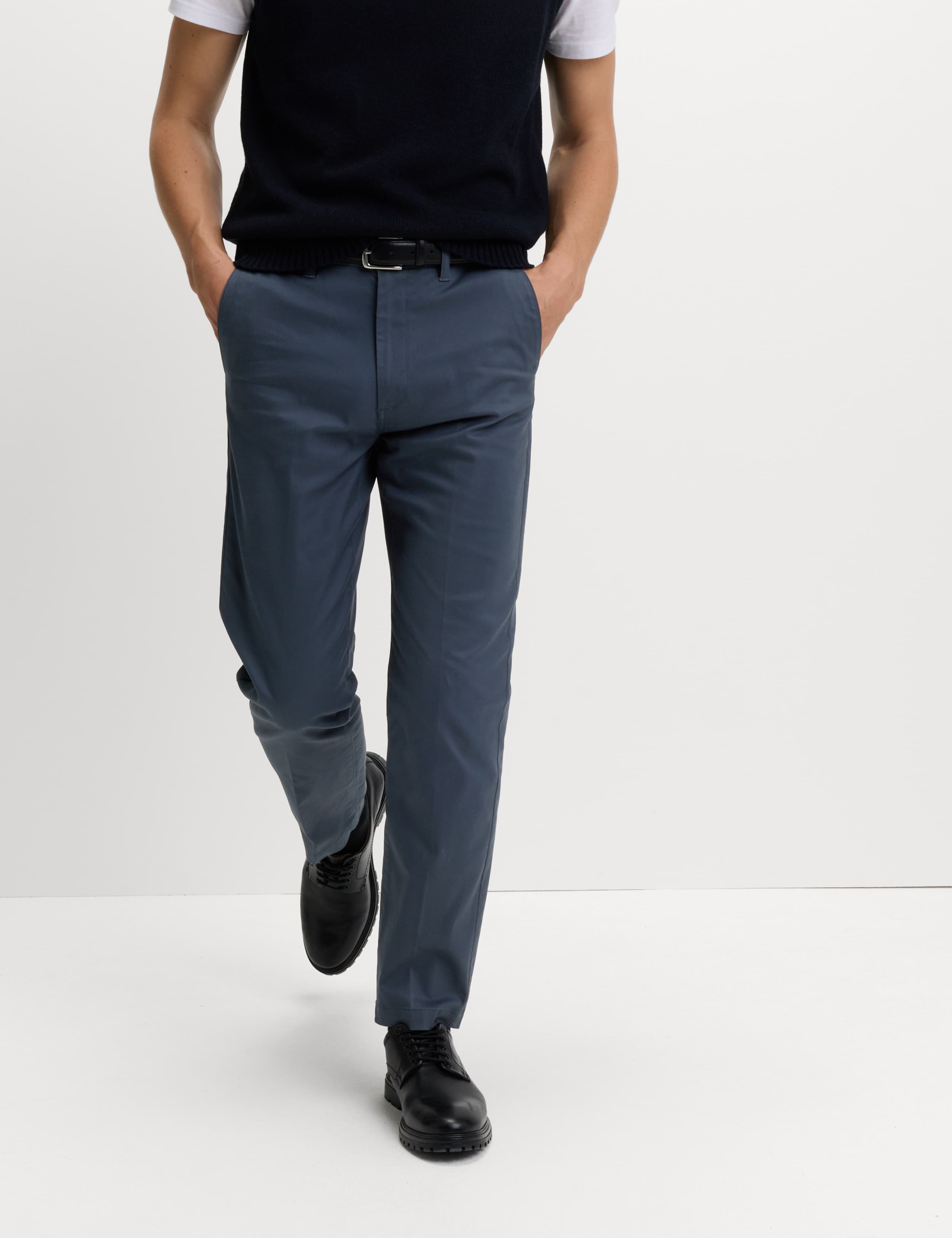 Regular Fit Twill Chinos 1 of 4