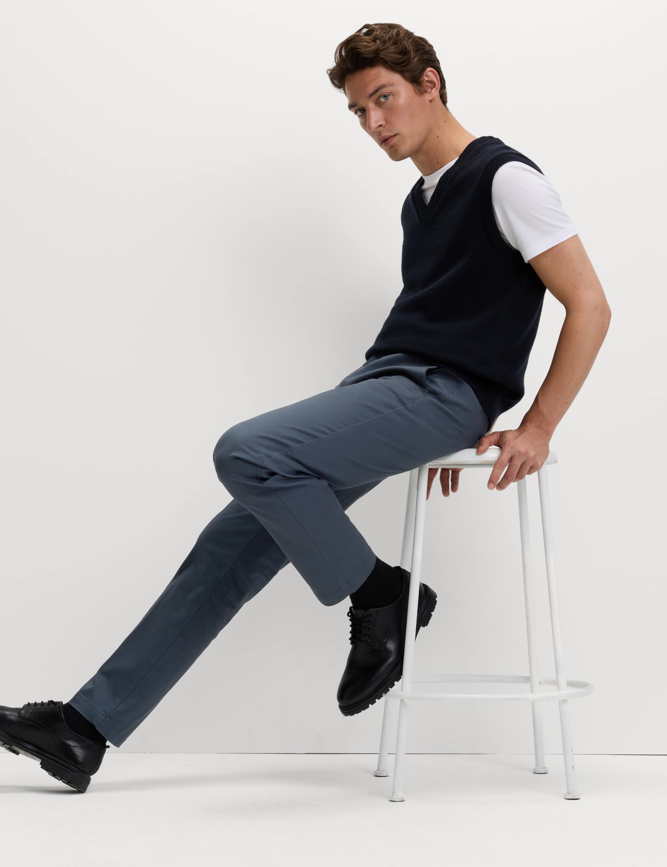 Regular Fit Twill Chinos 3 of 4