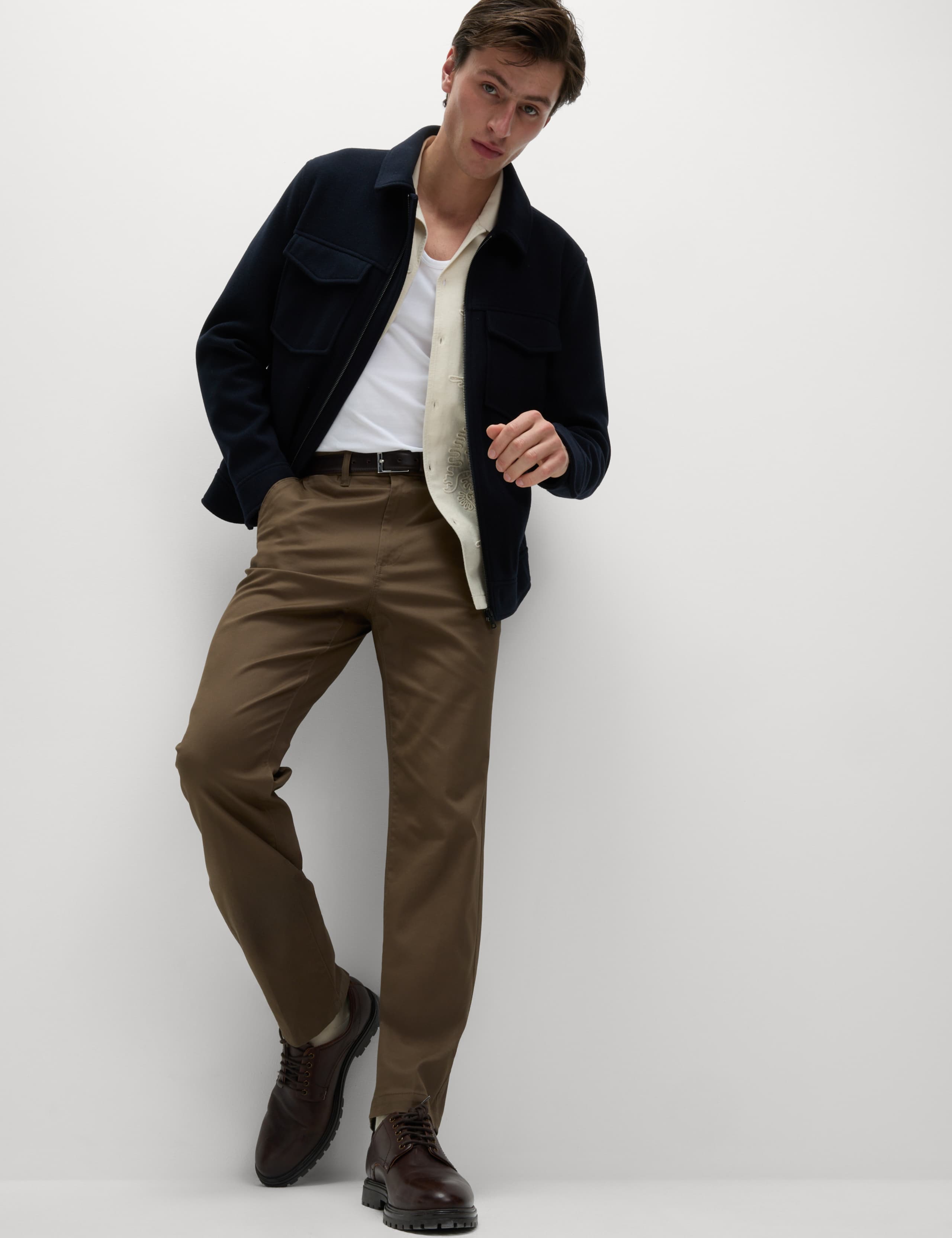 Regular Fit Twill Chinos 4 of 5